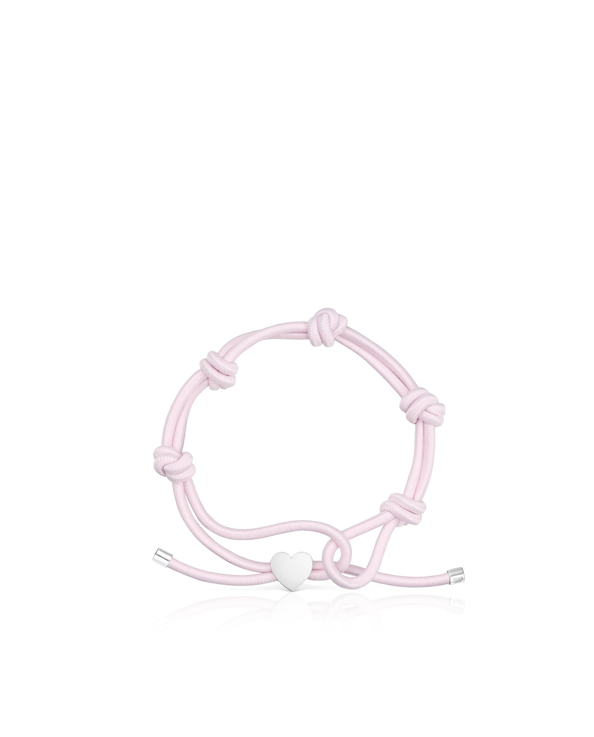 Pulseira Sweet Dolls Elástica Preta com Urso de Prata Multicolor-3