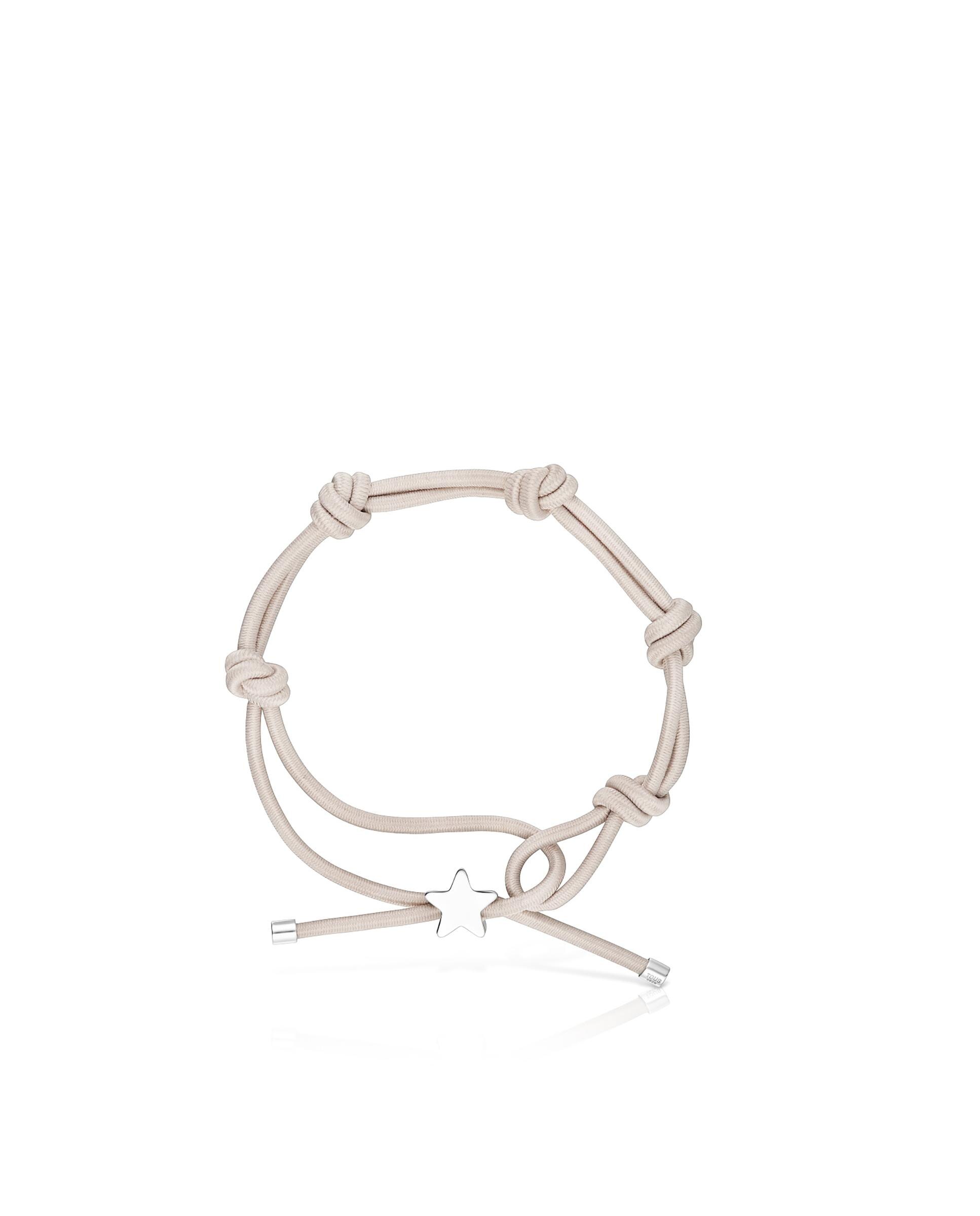 Pulseira de Cordão e Fio Sweet Dolls com Urso Banhado em Ouro 18 Kt Sobre Prata Multicolor-2