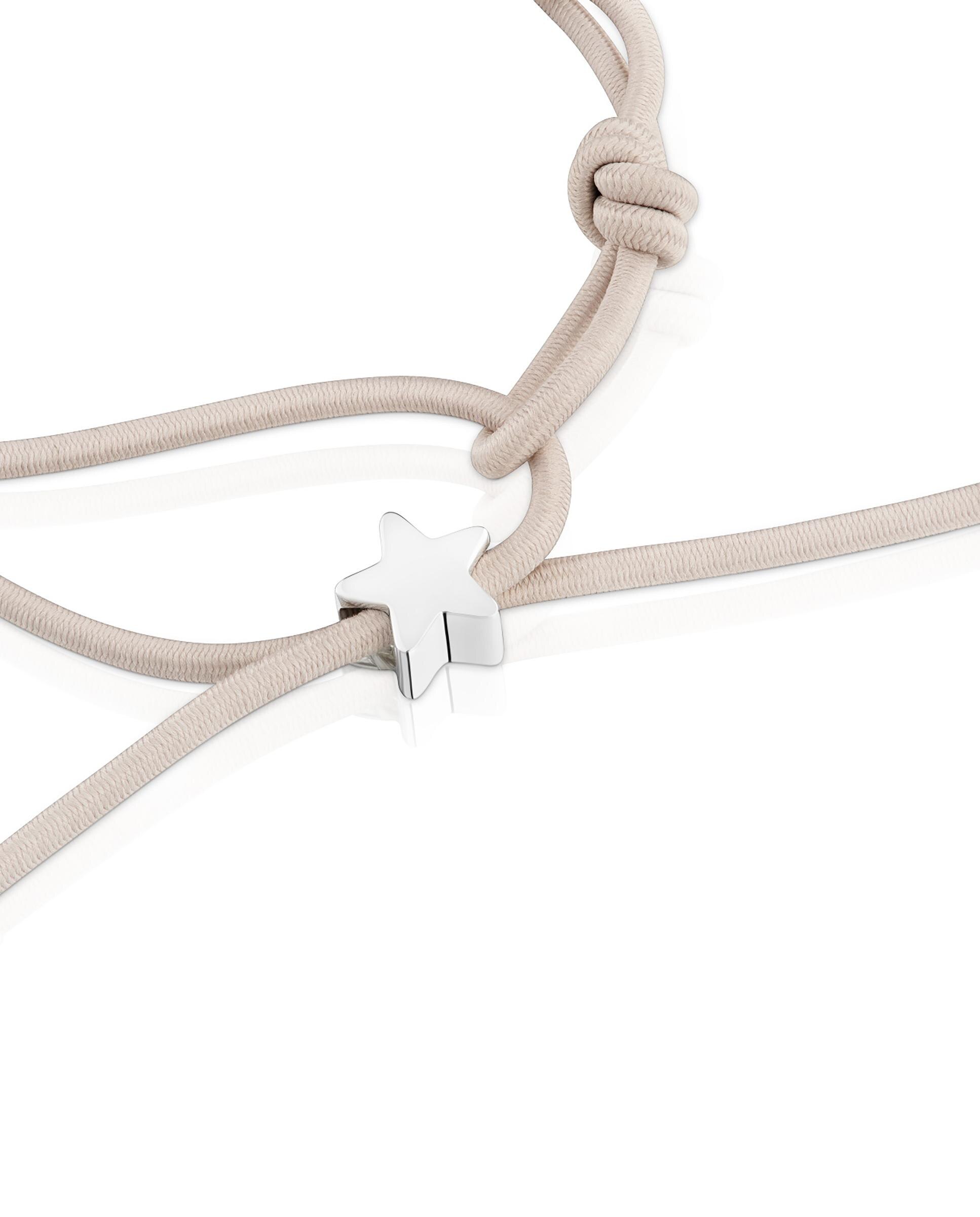 Pulseira de Cordão e Fio Sweet Dolls com Urso Banhado em Ouro 18 Kt Sobre Prata Multicolor-3