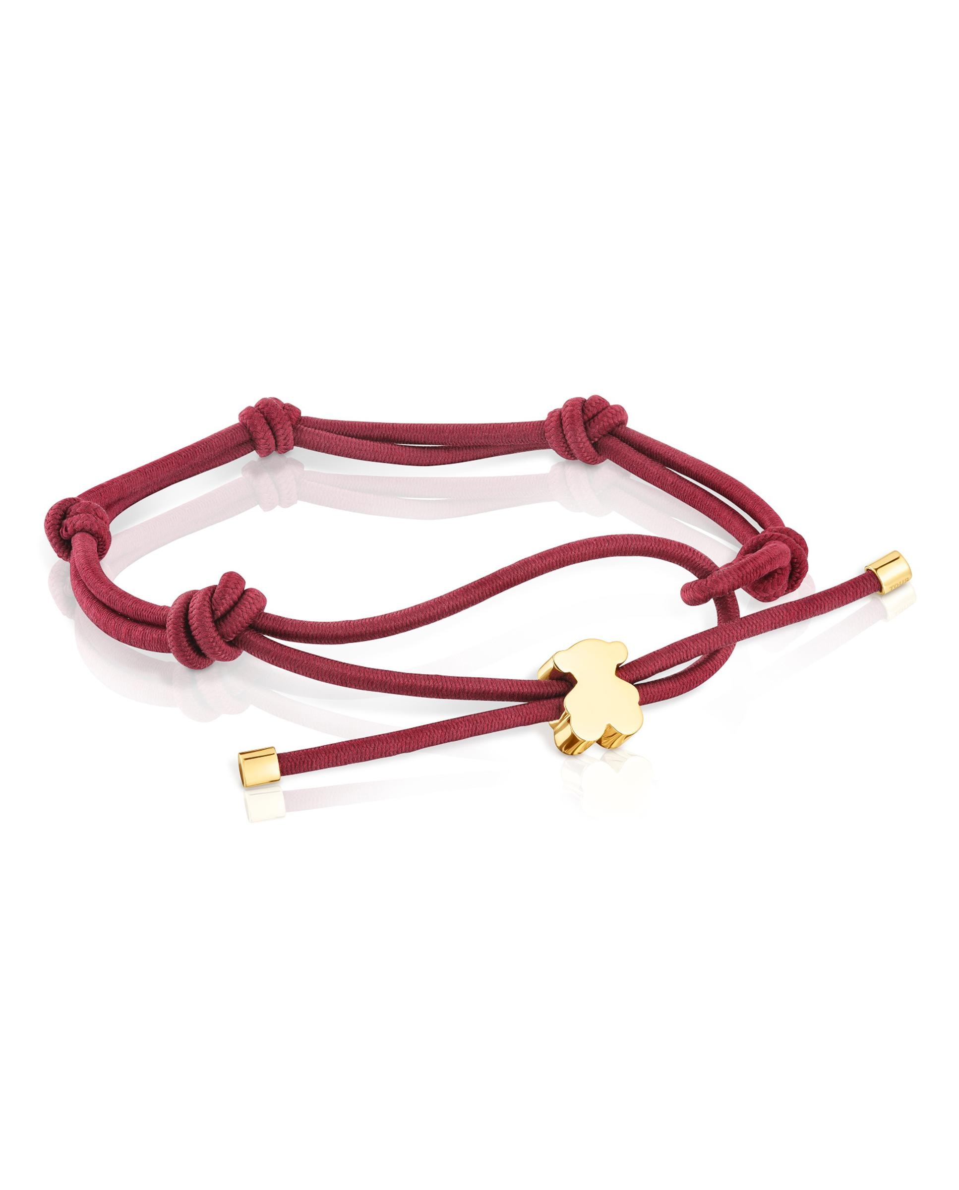 Pulseira de Cordão e Fio Azul e Flor de Prata Sweet Dolls Multicolor-1