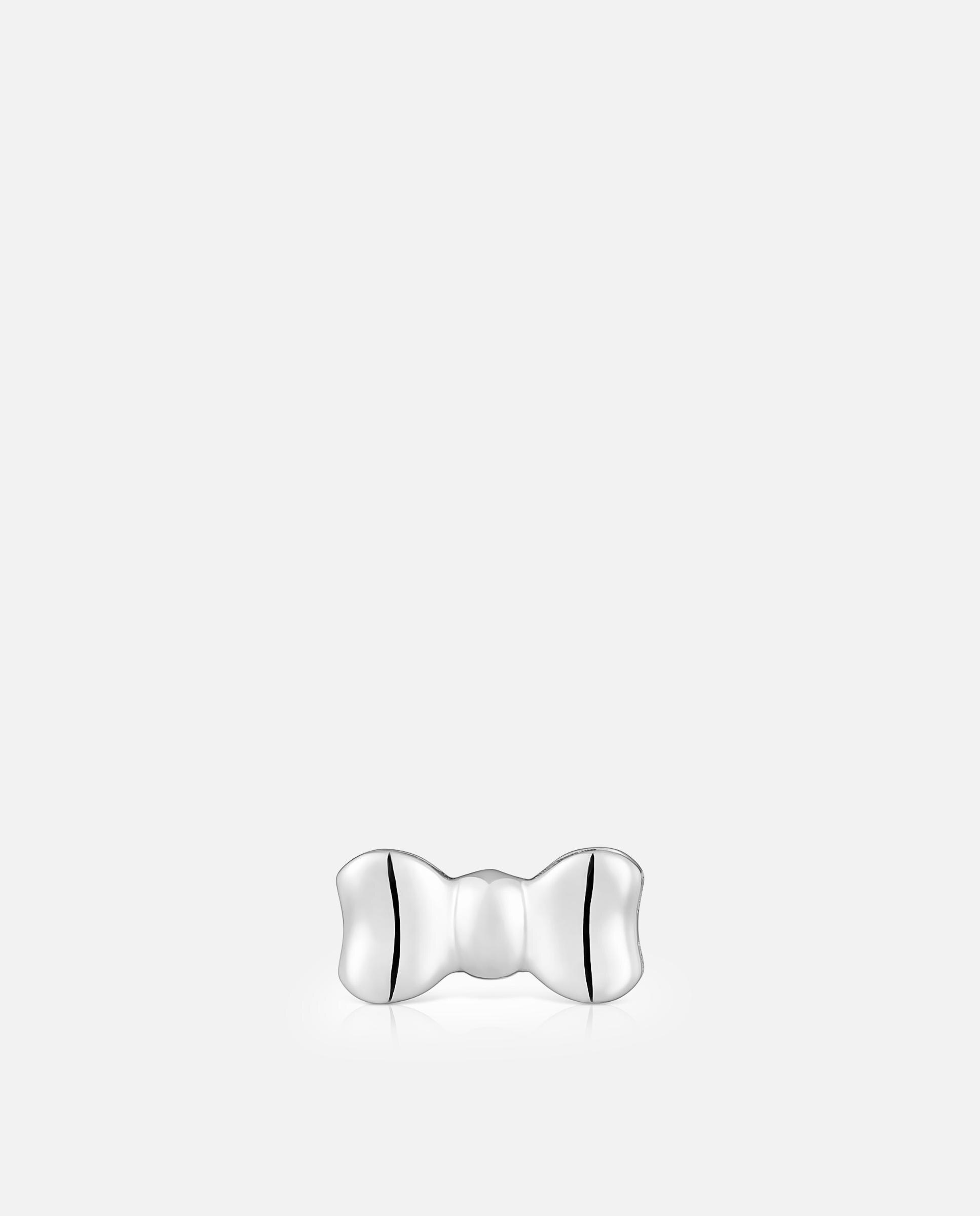 Pendente Ribbon Laço de Prata 15 Mm Prateado-1
