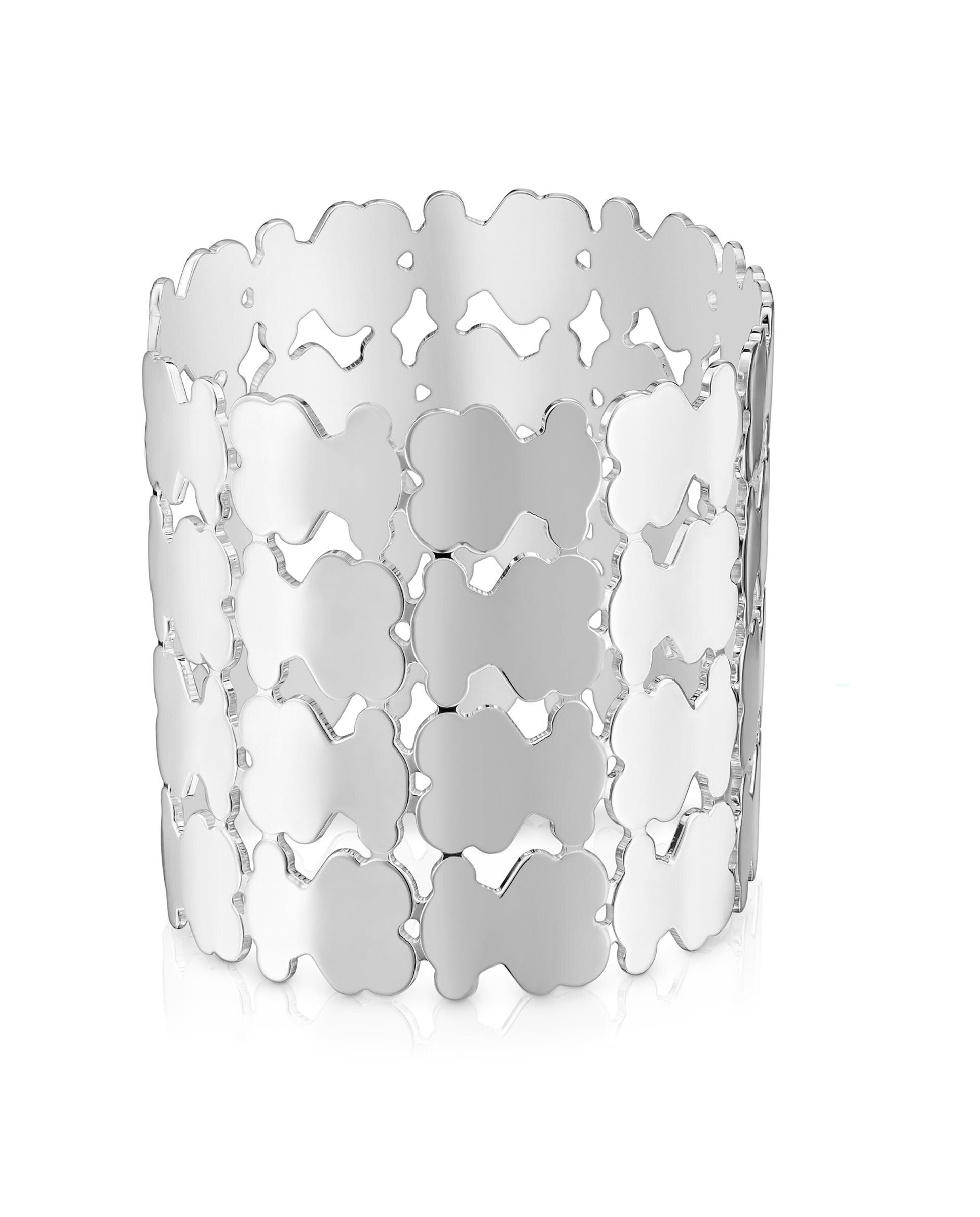 Bracelete Sweet 40s Escrava de Prata Prateado-2