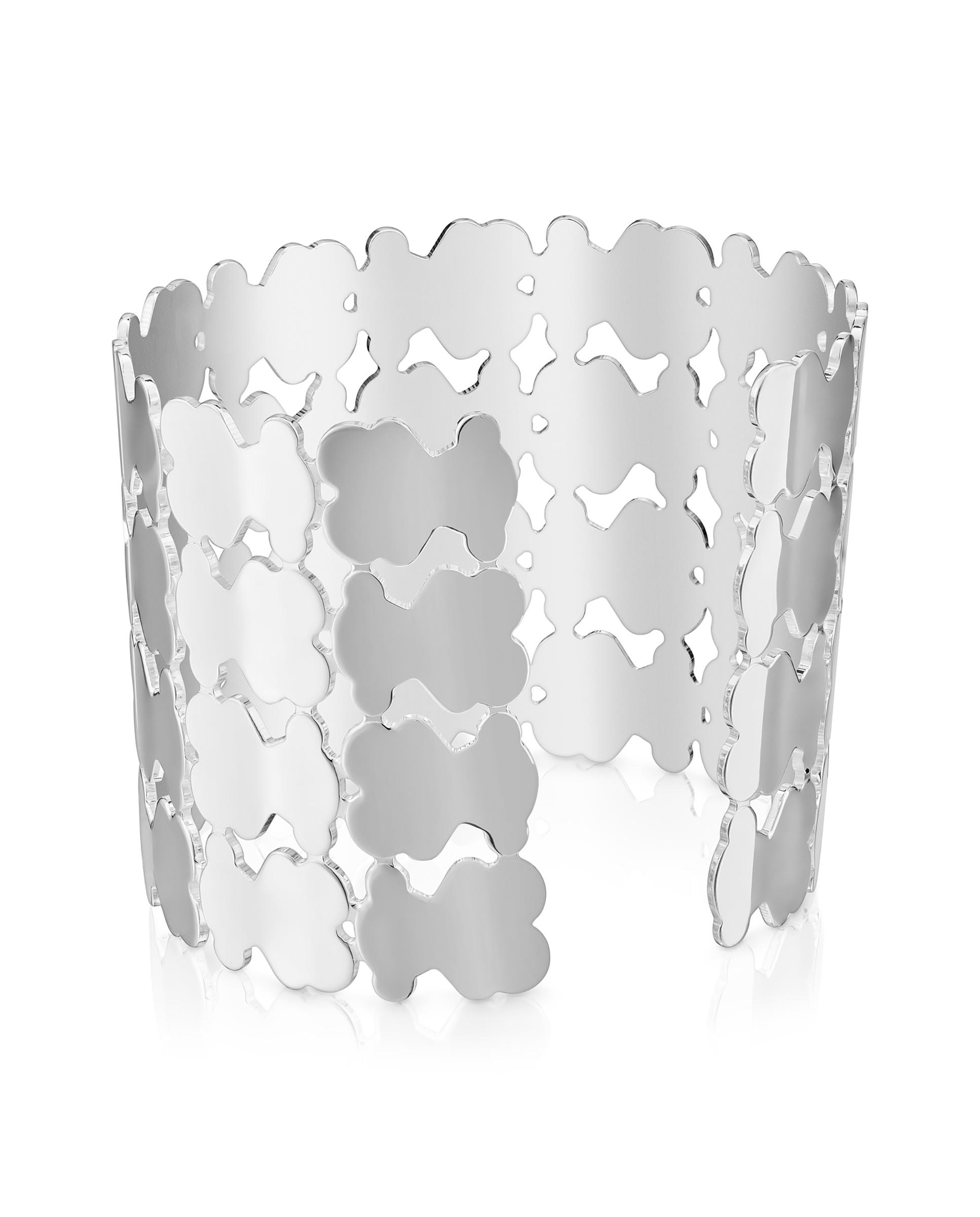 Bracelete Sweet 40s Escrava de Prata Prateado-3