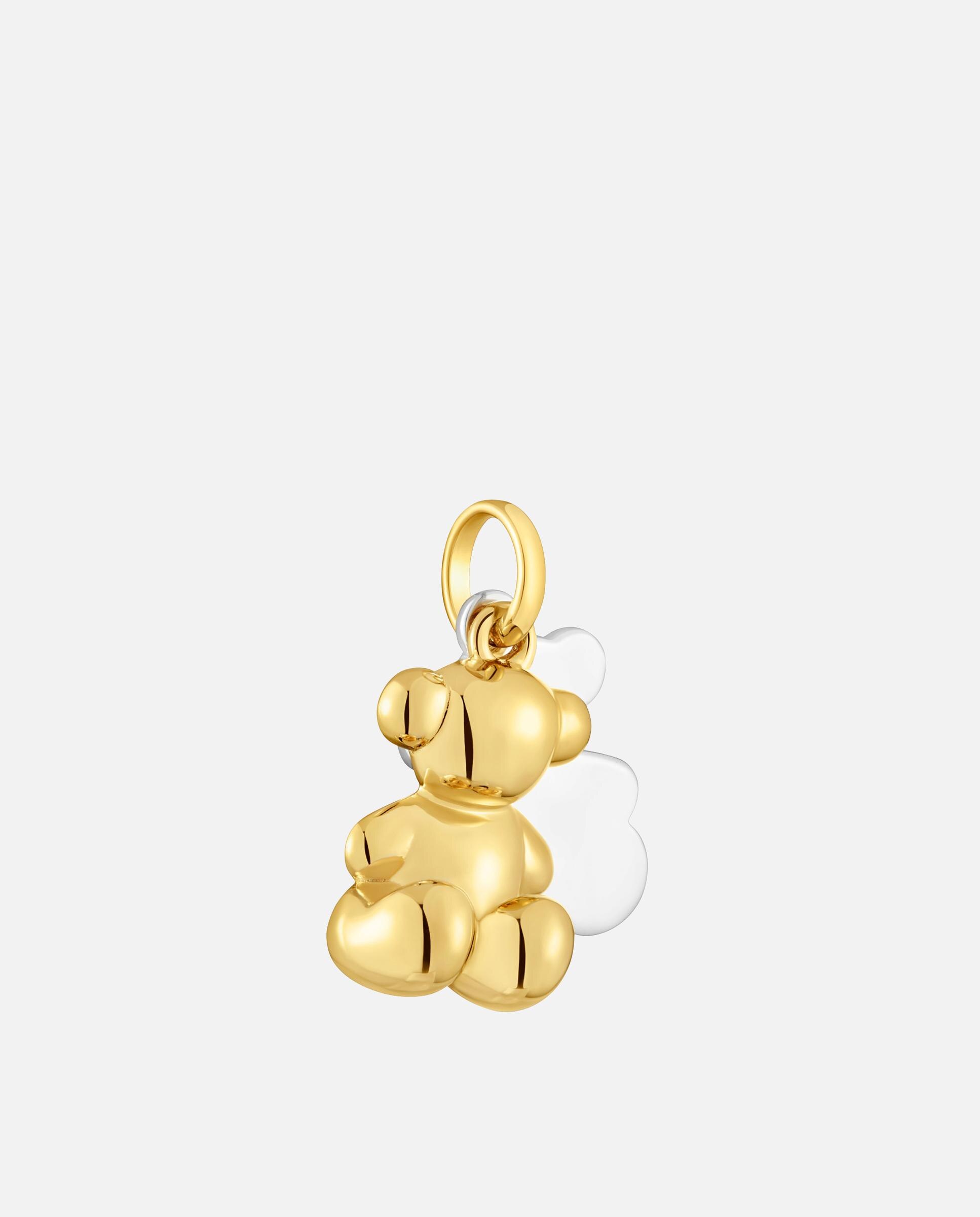 Pendente Bold Bear Bicolor com Duplo Urso Bicolor-2