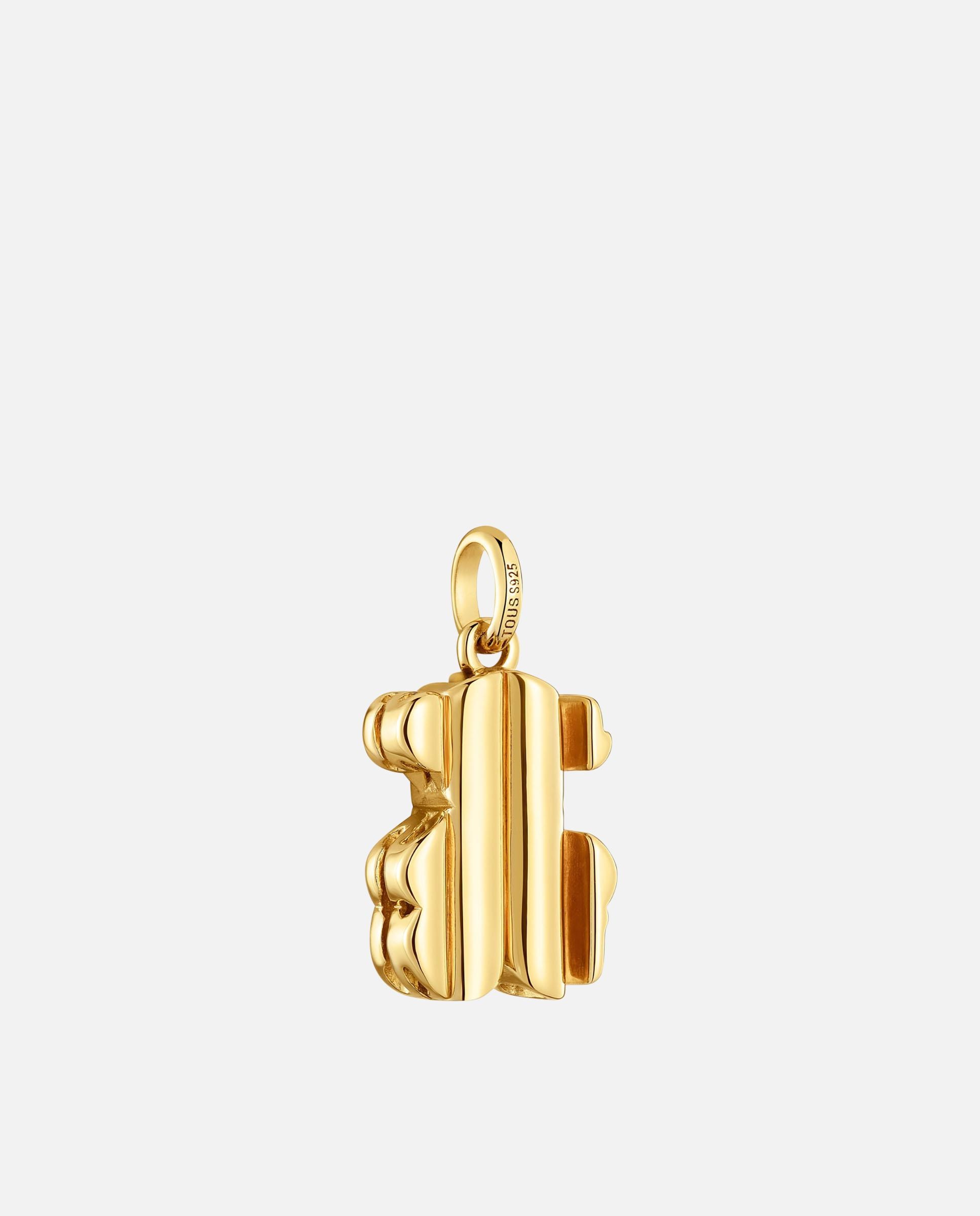 Pendente Sweet 40s Banhado em Ouro 18 Kt Sobre Prata Dourado-3