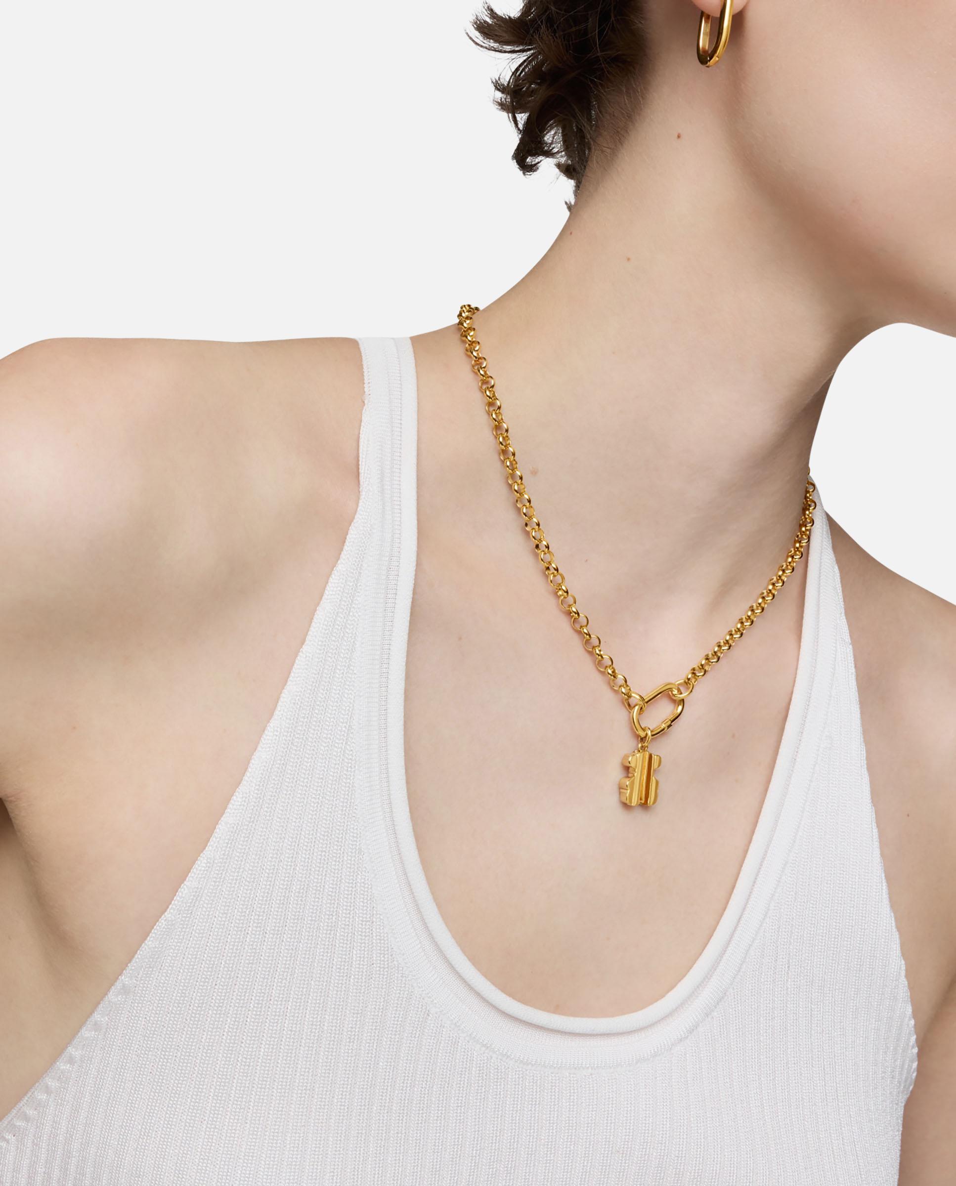 Pendente Sweet 40s Banhado em Ouro 18 Kt Sobre Prata Dourado-5