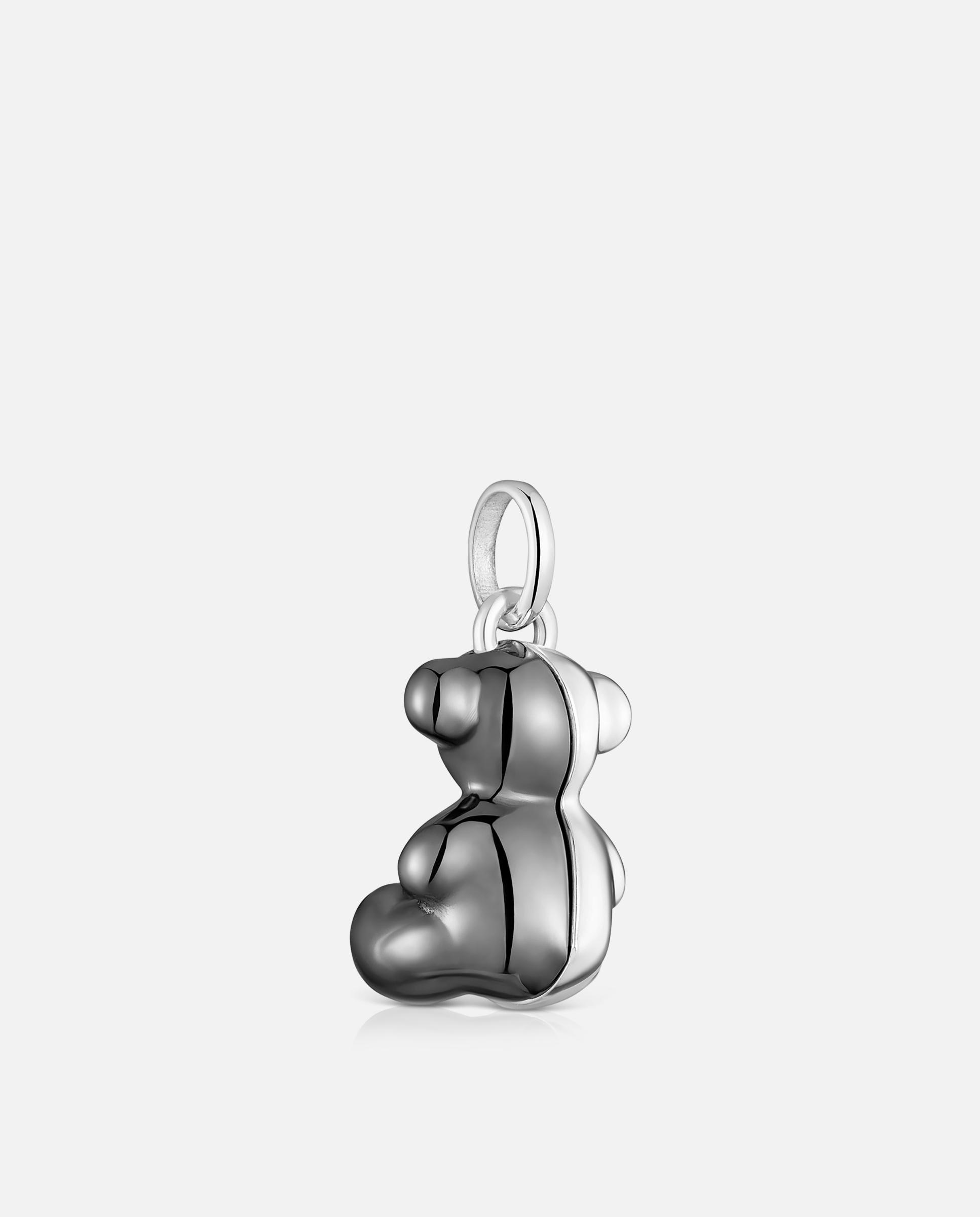 Pendente My Other Half de Prata e Prata Dark Silver Prateado-3
