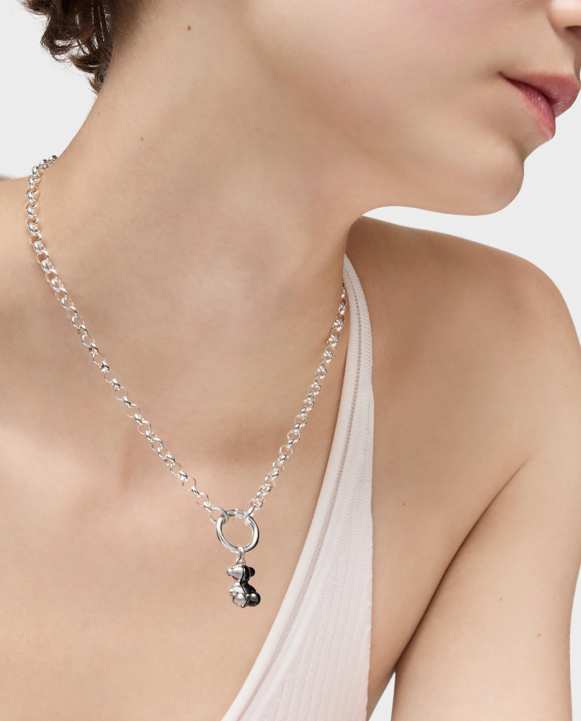 Pendente My Other Half de Prata e Prata Dark Silver Prateado-4