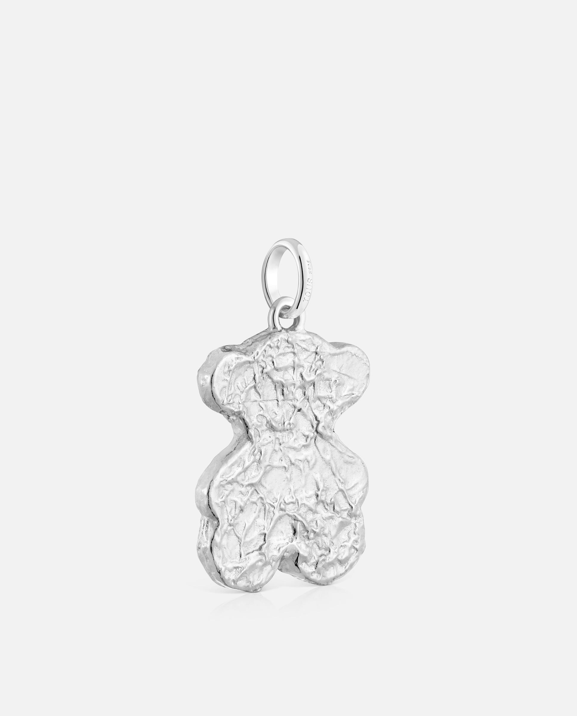 Pendente Sweet Dolls Urso de Prata Bombom Prateado-3