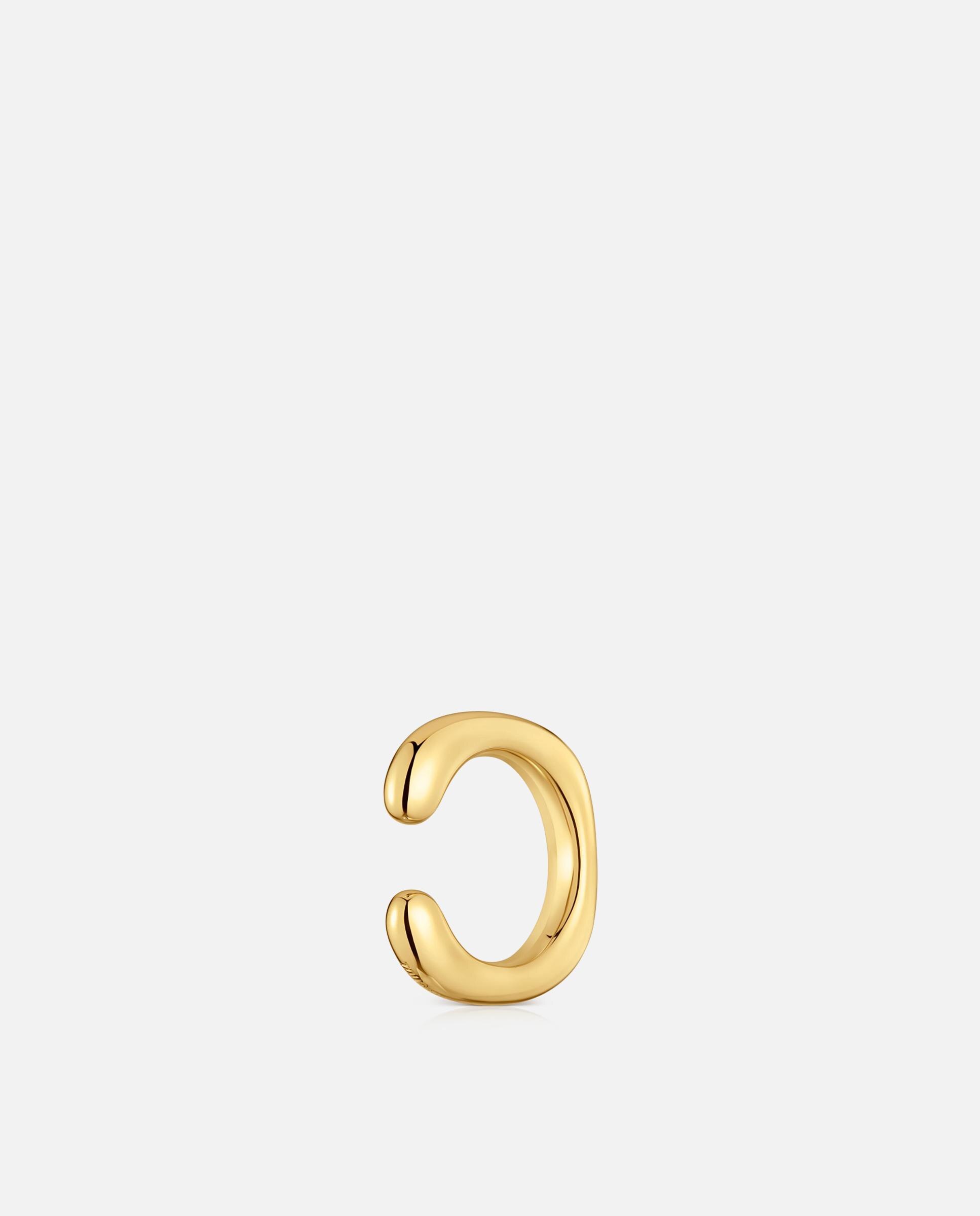 Piercing Line Banhado em Ouro 18 Kt Sobre Prata Dourado-3