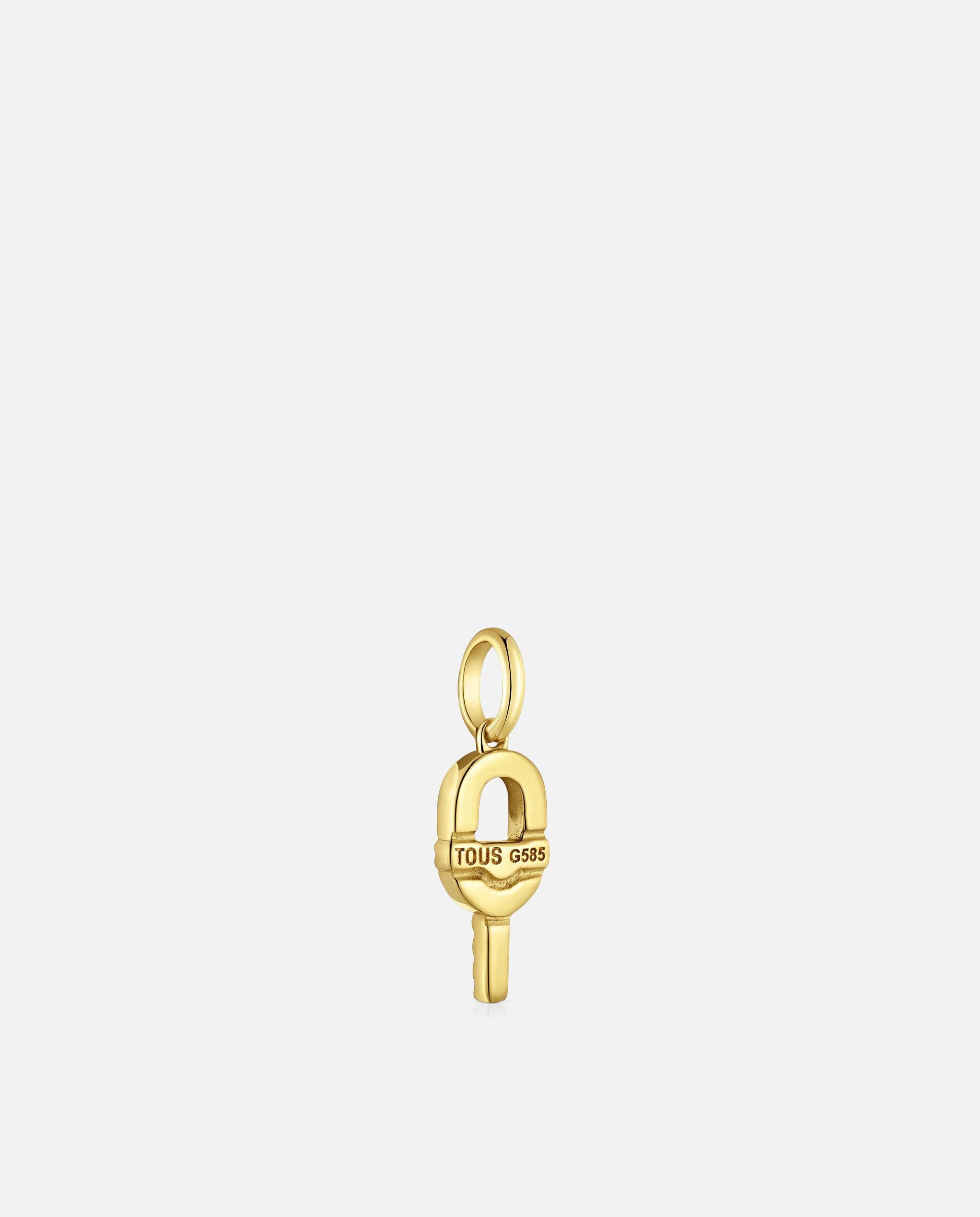 Pendente Manifesto de Ouro 14 Kt e Diamantes Branco-3