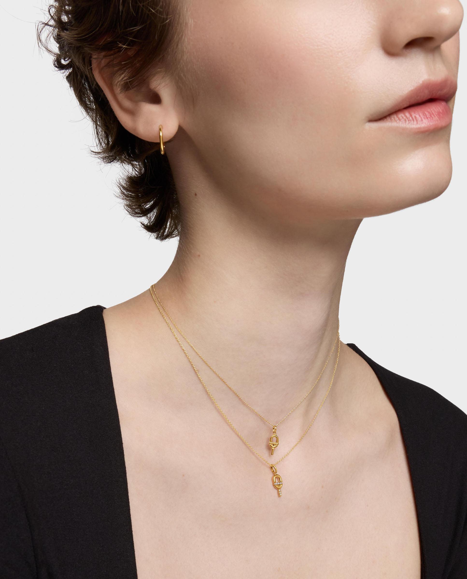 Pendente Manifesto de Ouro 14 Kt e Diamantes Branco-4