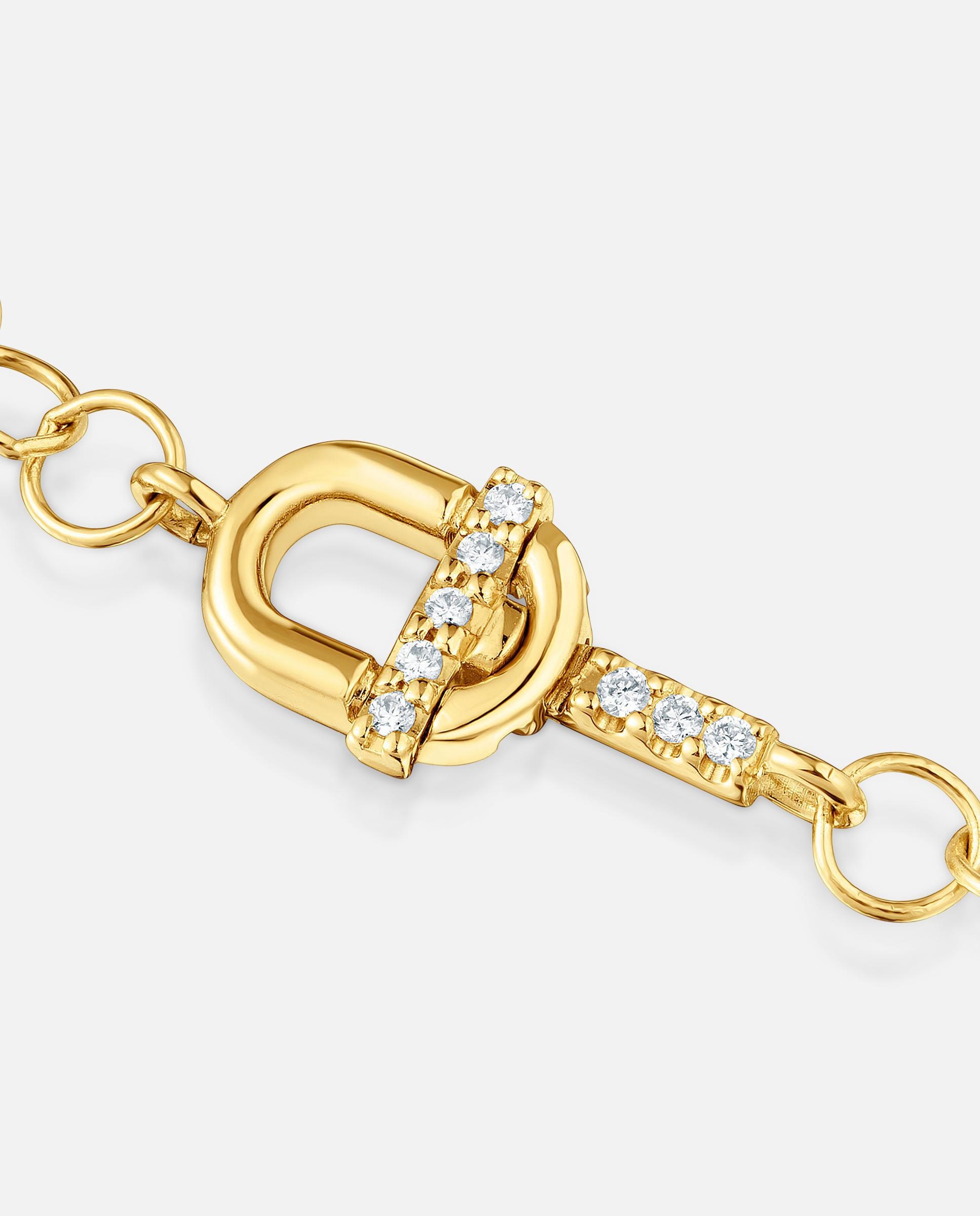 Colar Manifesto de Ouro 14 Kt e Diamantes Branco-3