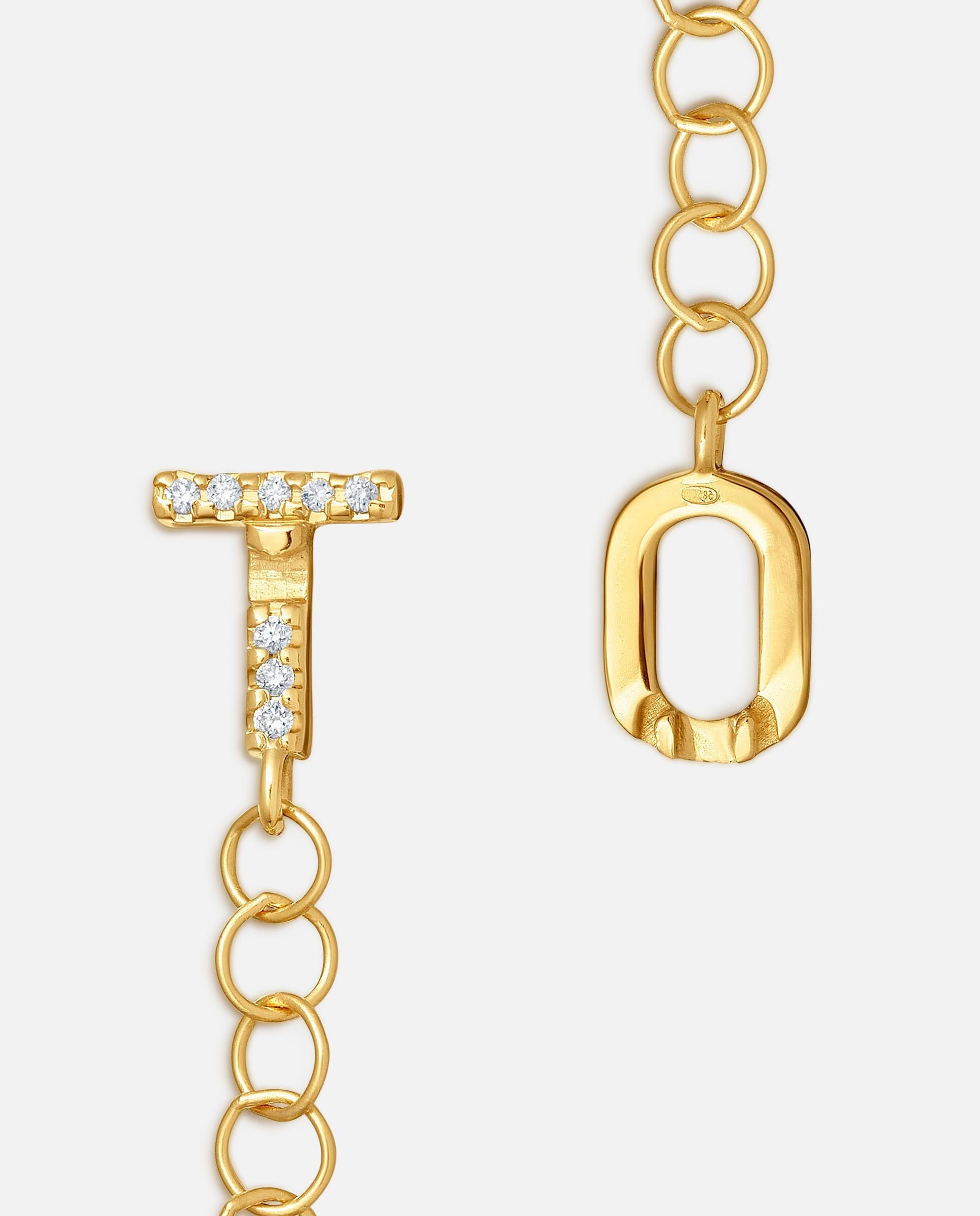 Colar Manifesto de Ouro 14 Kt e Diamantes Branco-4