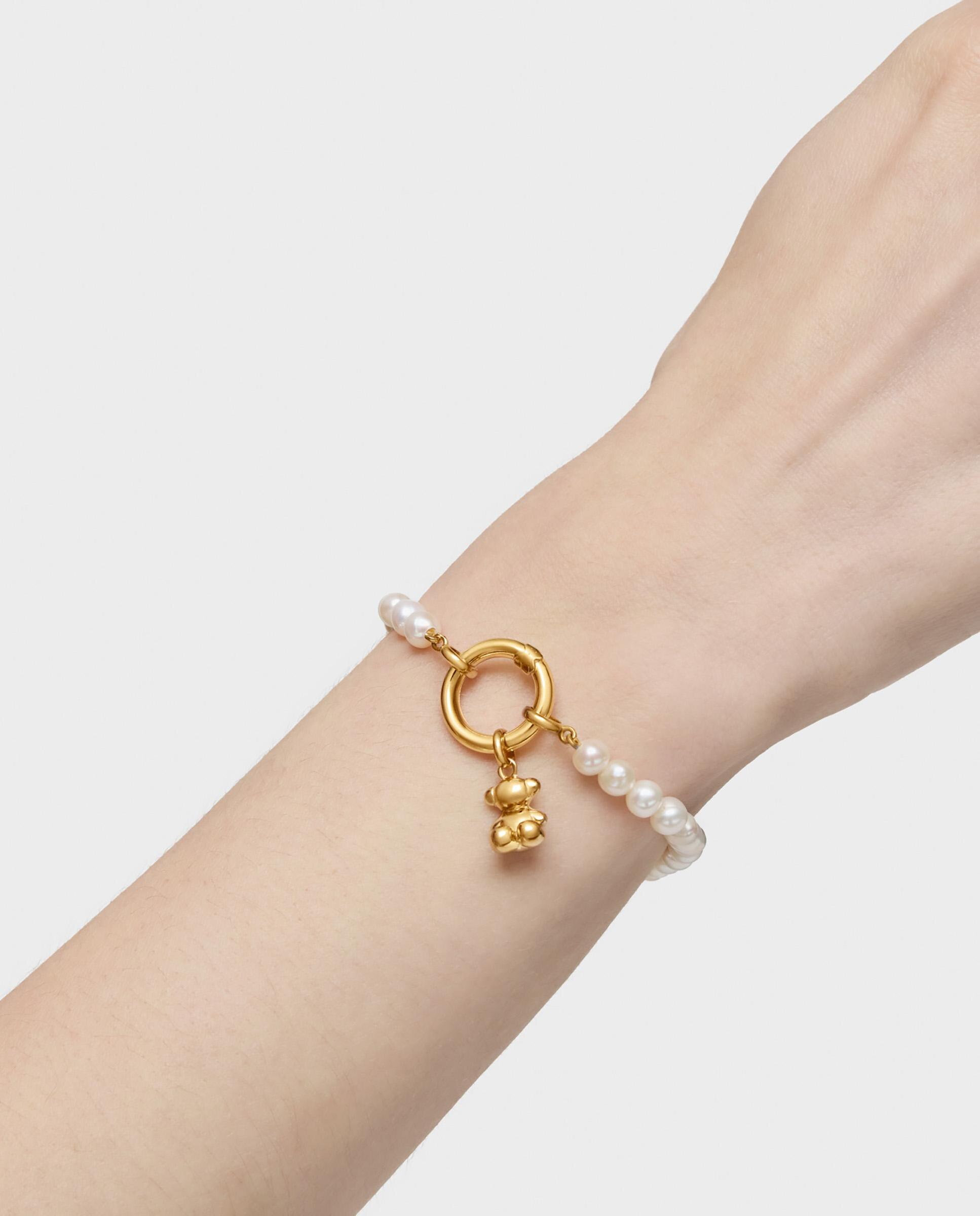 Pulseira Hold Banhada a Ouro 18 Kt em Prata Branco-5