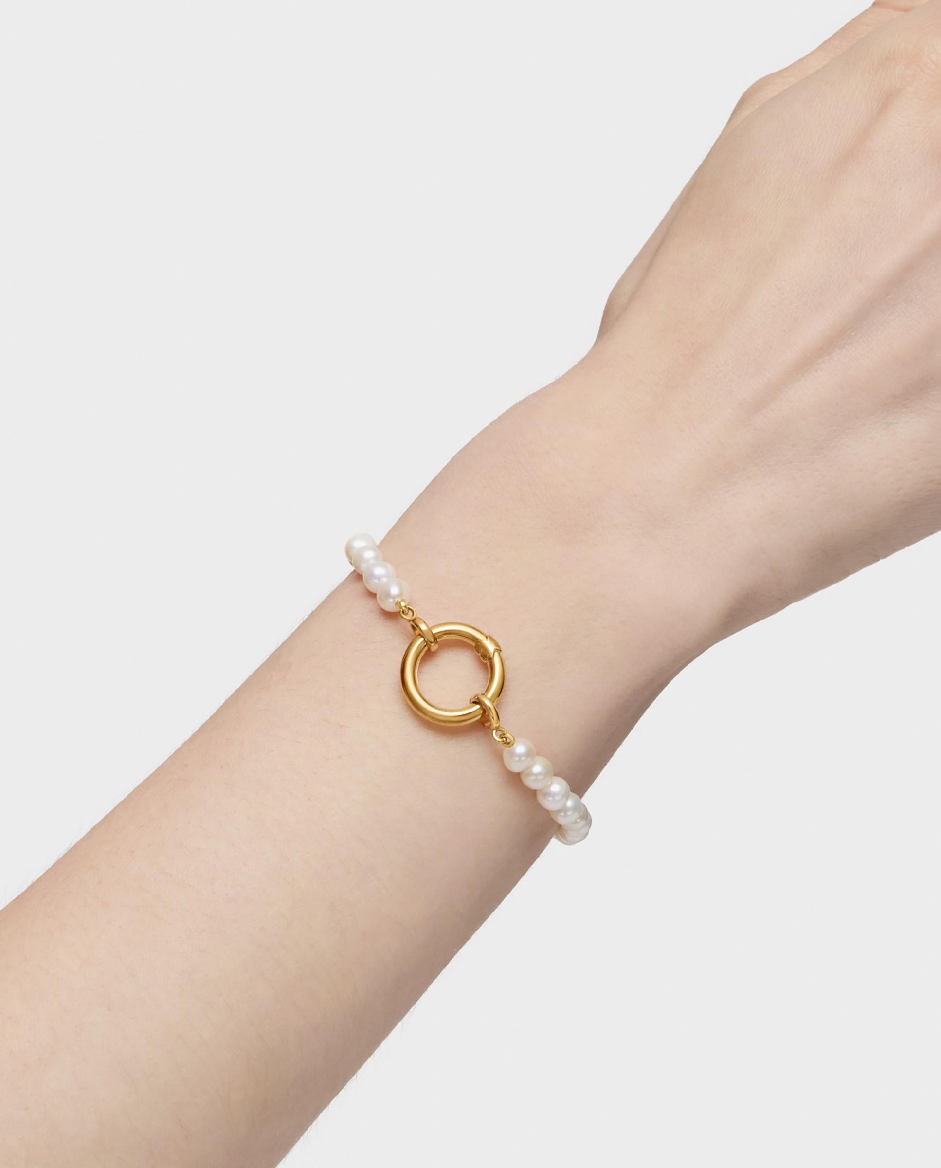 Pulseira Hold Banhada a Ouro 18 Kt em Prata Branco-6
