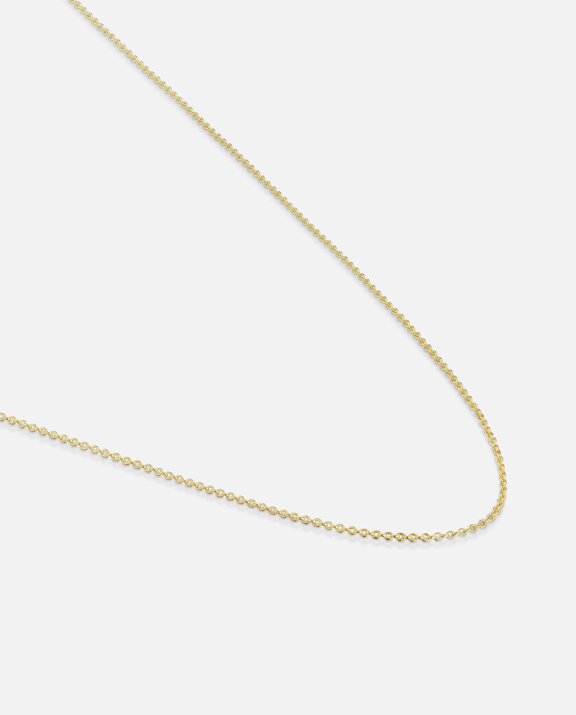 Corrente Basics Curta de Ouro 14 Kt Dourado-2