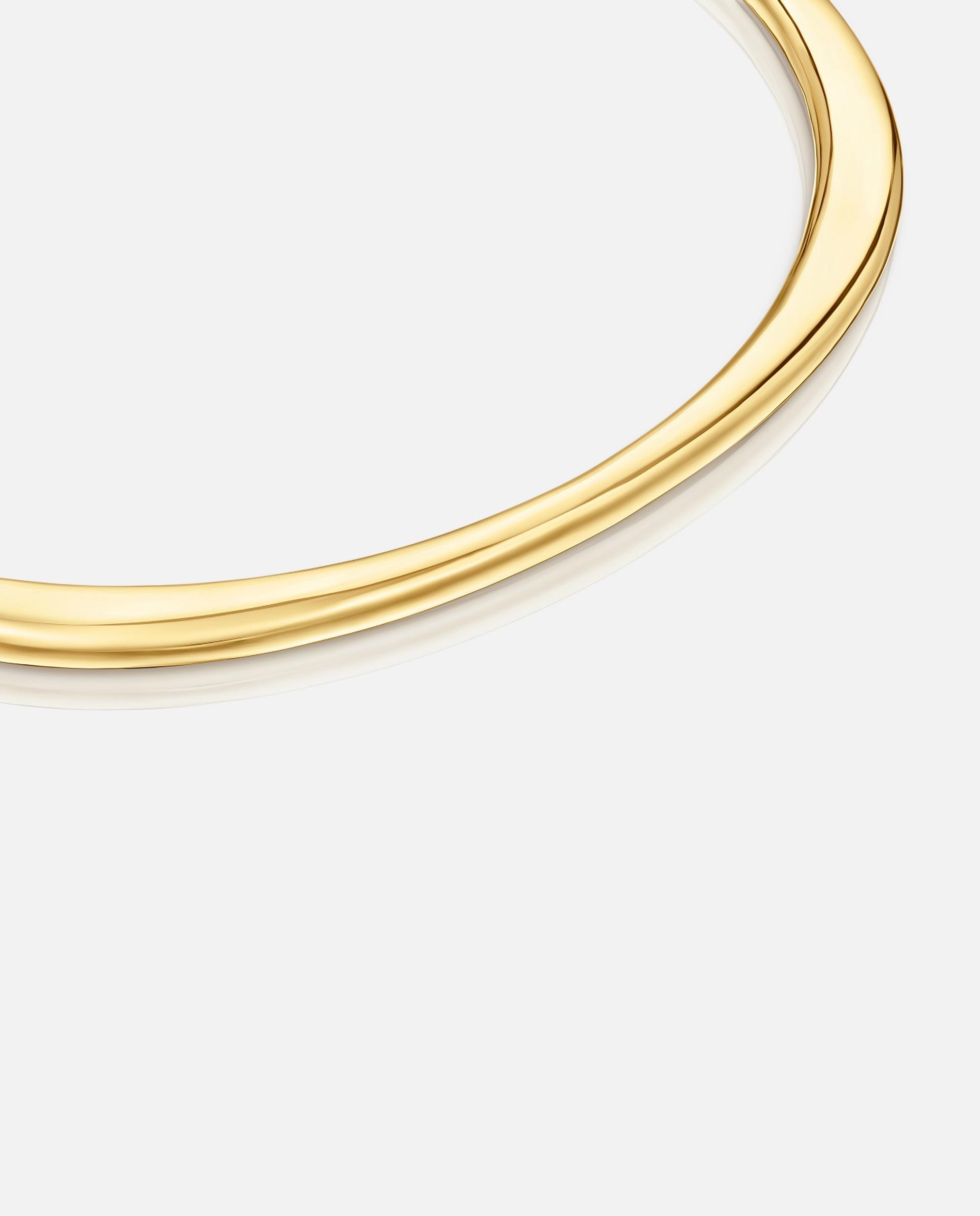Colar Aberto Line Banhado em Ouro 18 Kt Sobre Prata Dourado-2