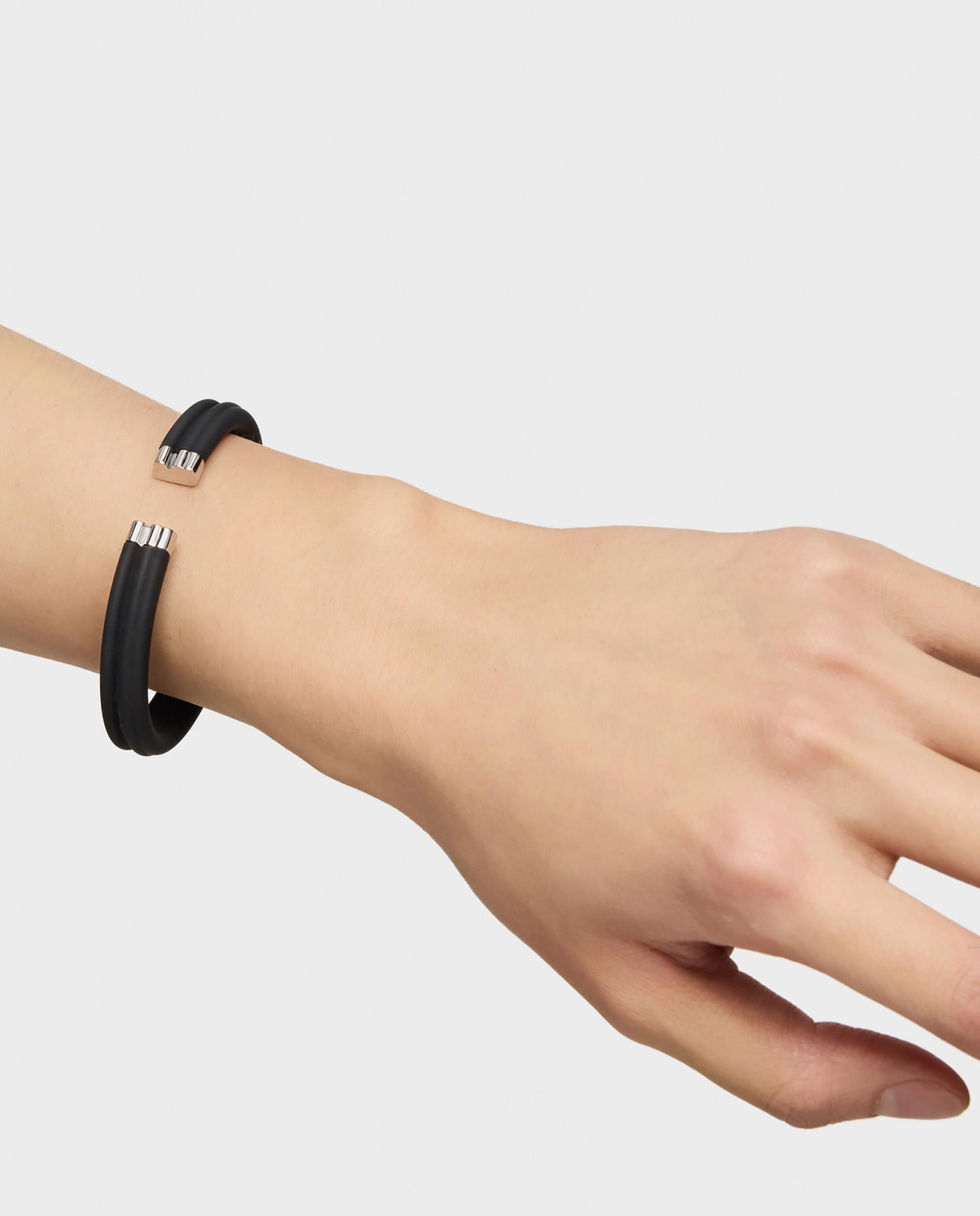 Pulseira Esclava Tous Man de Aço em Preto Preto-6