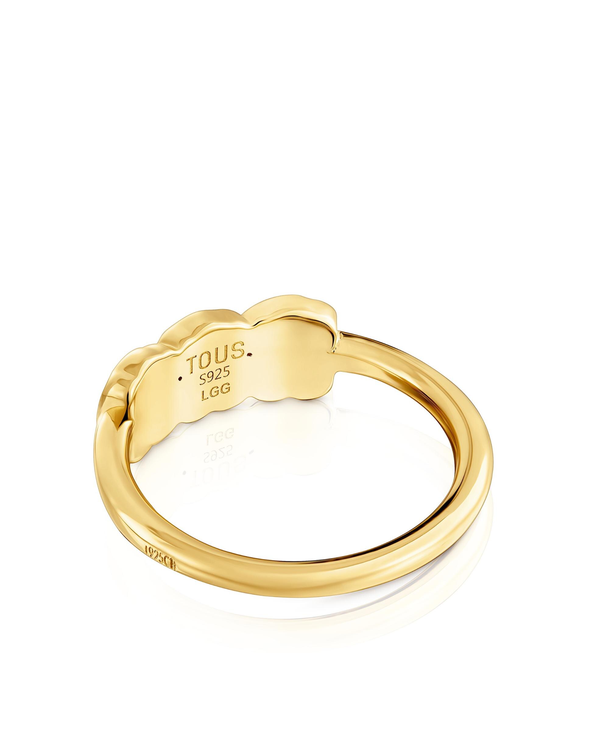 Anel Icon Color Lgg Banhado a Ouro 18 Kt Sobre Prata com Pedras Criadas em Laboratório Multicolor-3