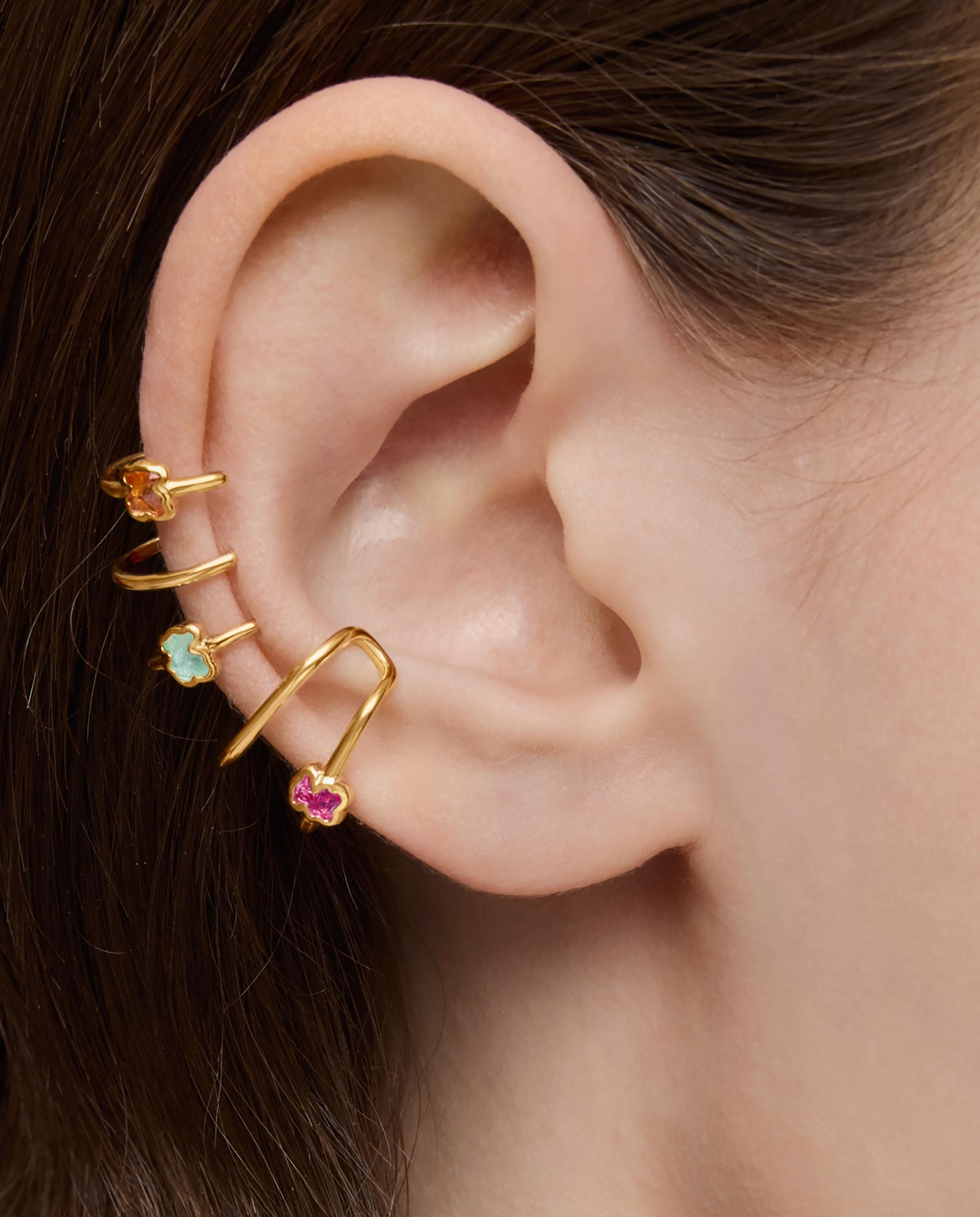Piercing Solto Icon Color Lgg Banhado a Ouro 18 Kt Sobre Prata com Gemas Criadas em Laboratório Multicolor-6