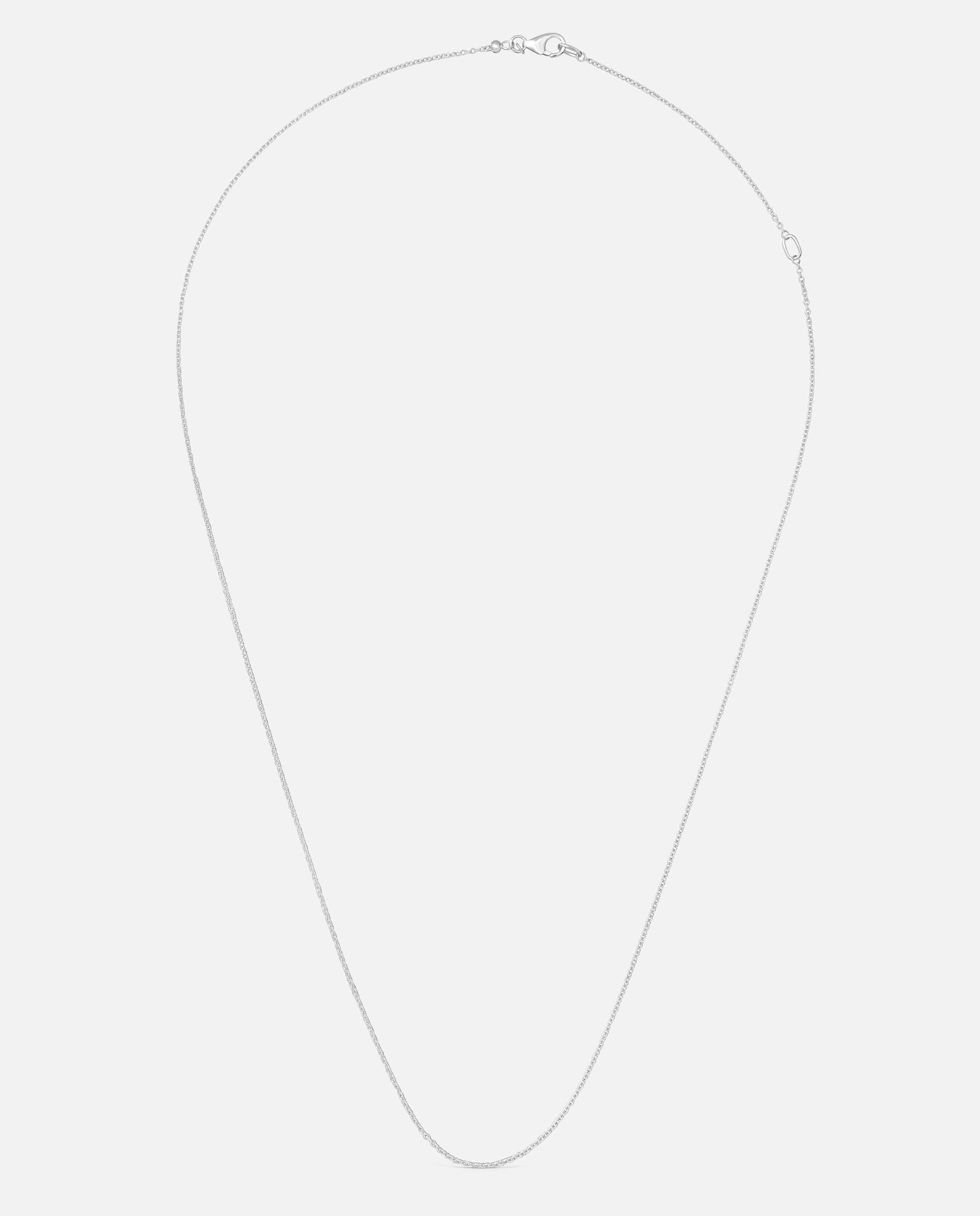 Imagem 0 de Corrente Basics Curta de Ouro Branco 14 Kt