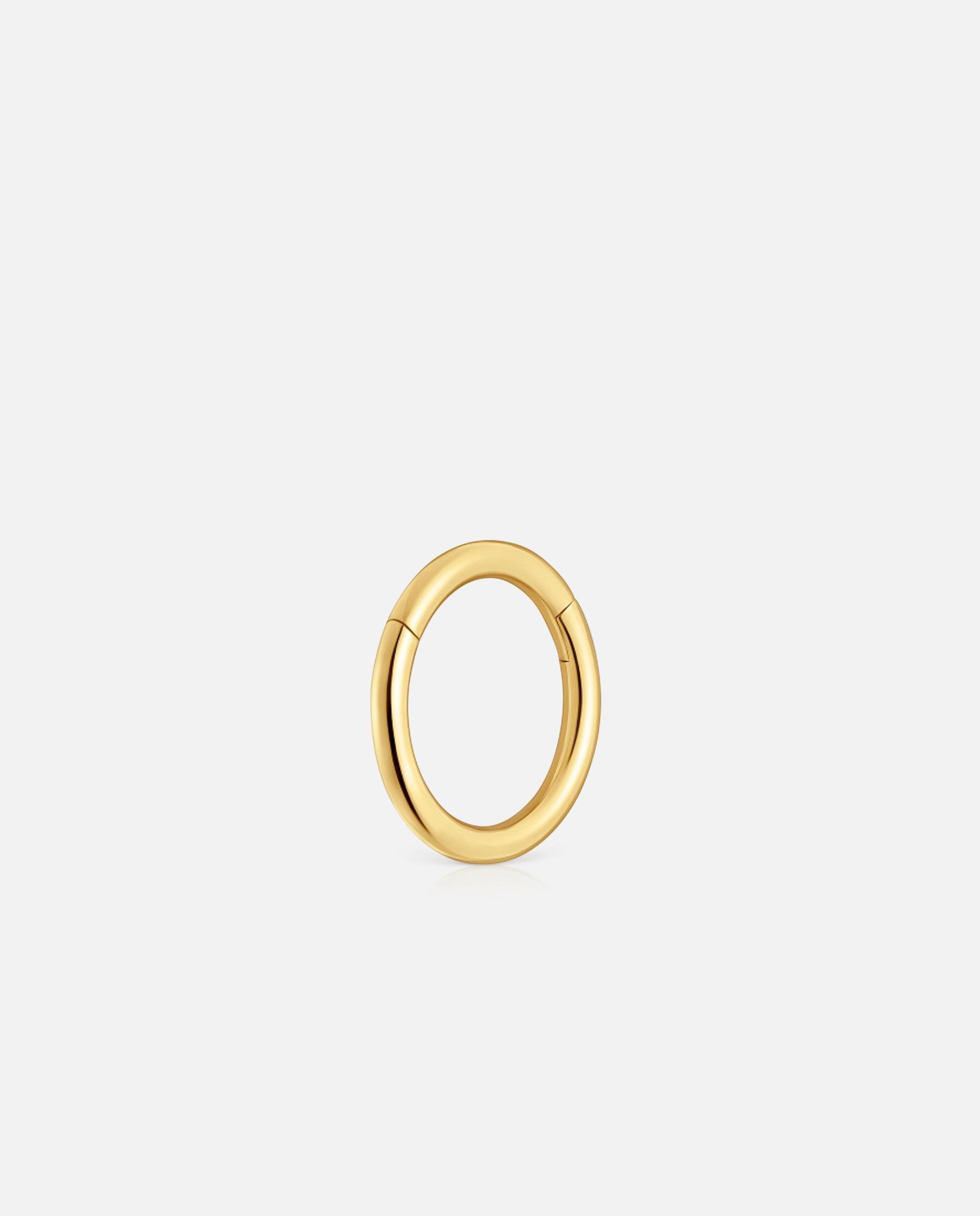Piercing Aro de Ouro 14 Kt 10 Mm Tous Basics Dourado-1