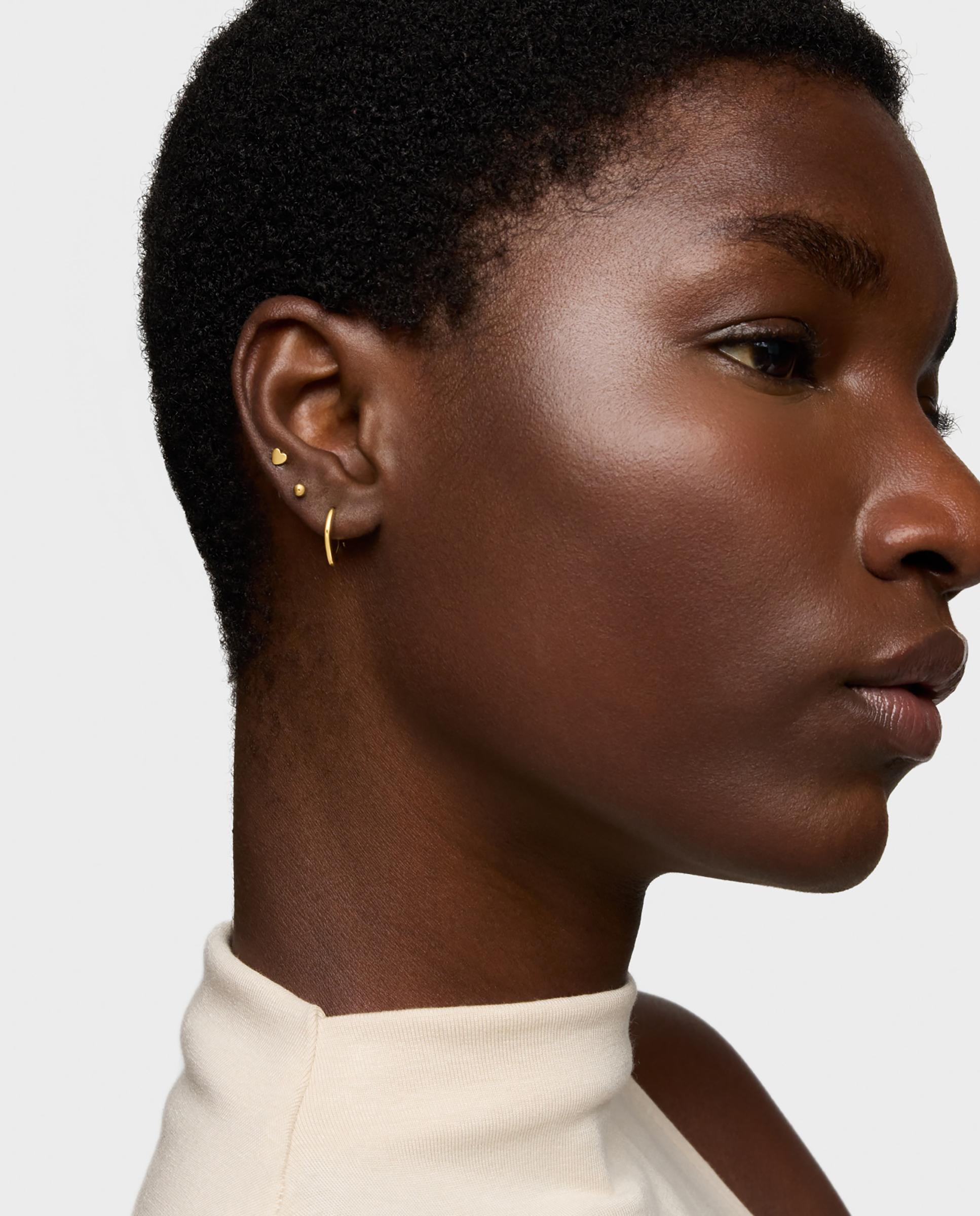 Piercing de Ouro 14 Kt Motivo Bola 6 Mm Tous Basics Dourado-4