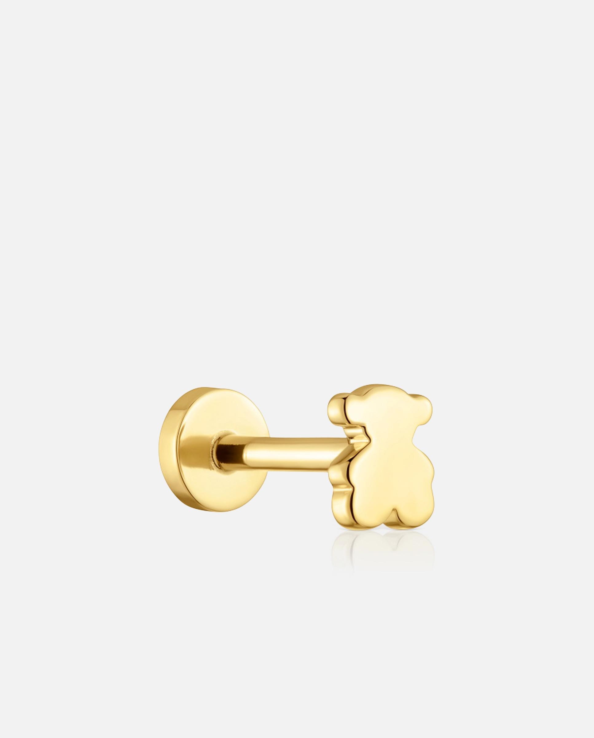 Imagem 0 de Piercing de Ouro 14 Kt Motivo Urso 6 Mm Tous Basics