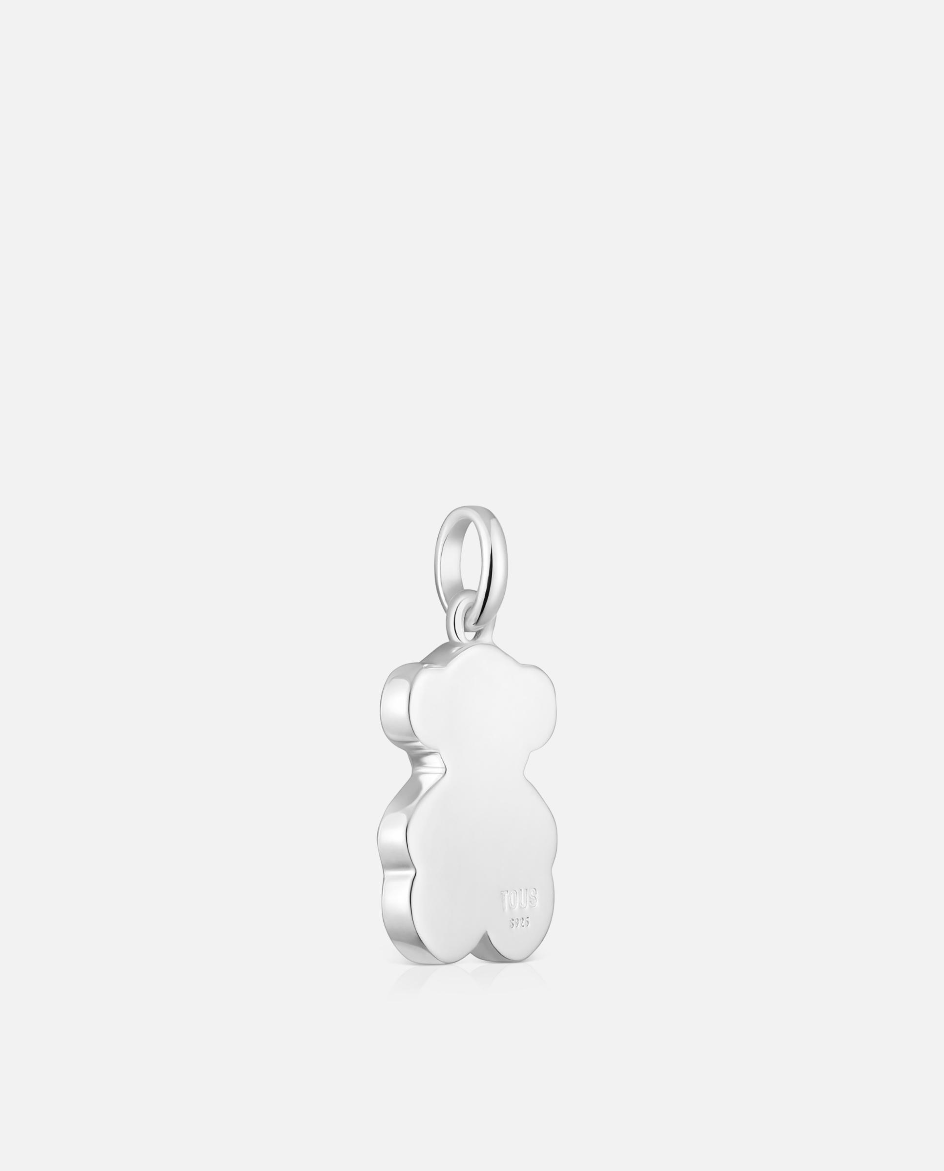Pendentes Sweet Dolls Urso de Prata e Espinelas Preto-3
