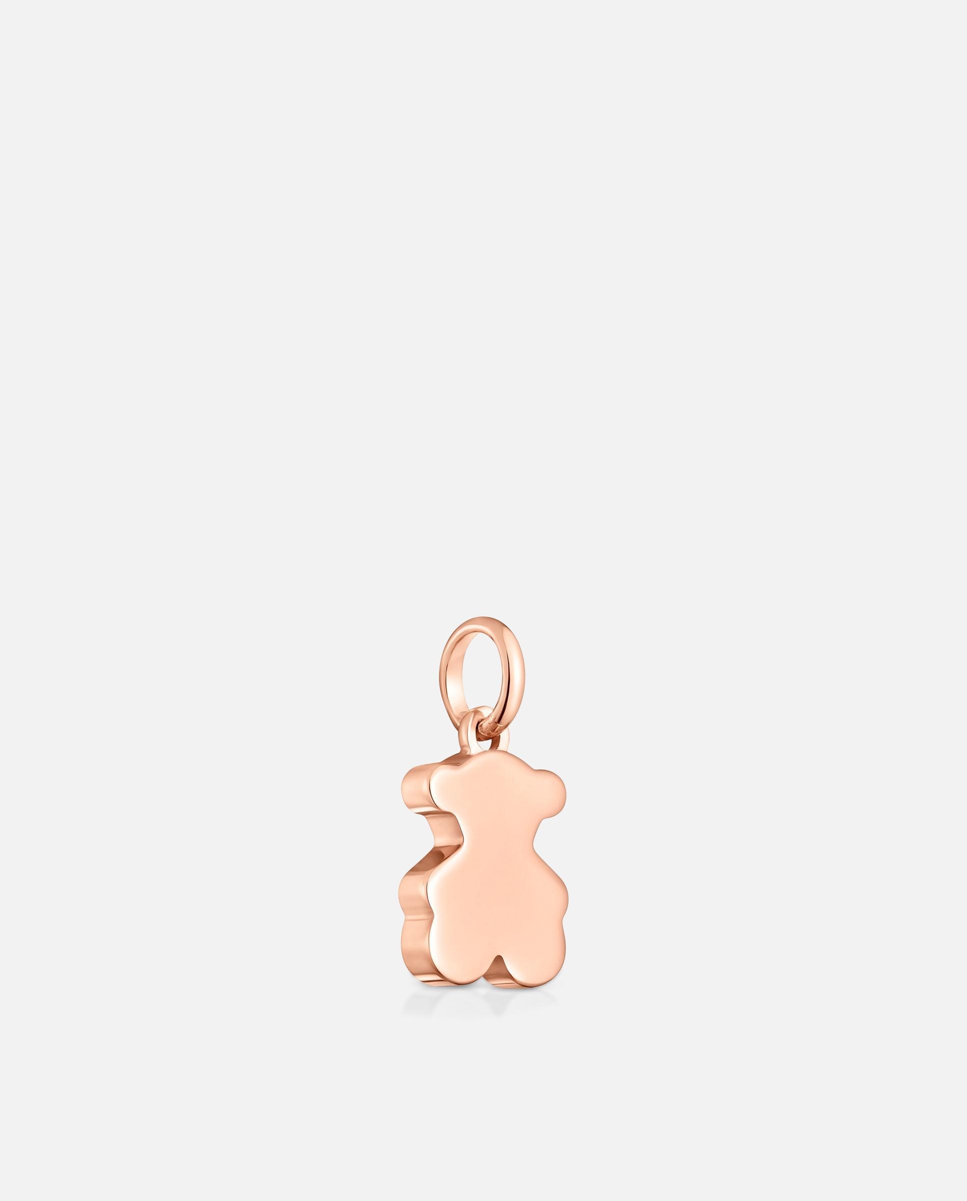 Pendente Sweet Dolls Urso Banhado em Ouro Rosa 18 Kt Sobre Prata Rosa-2