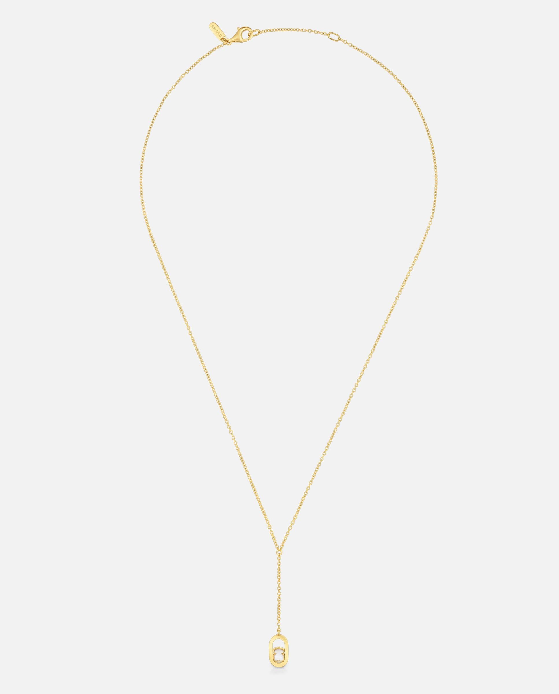 Colar Camille Banhado em Ouro 18 Kt Sobre Prata e Madrepérola Branco-1