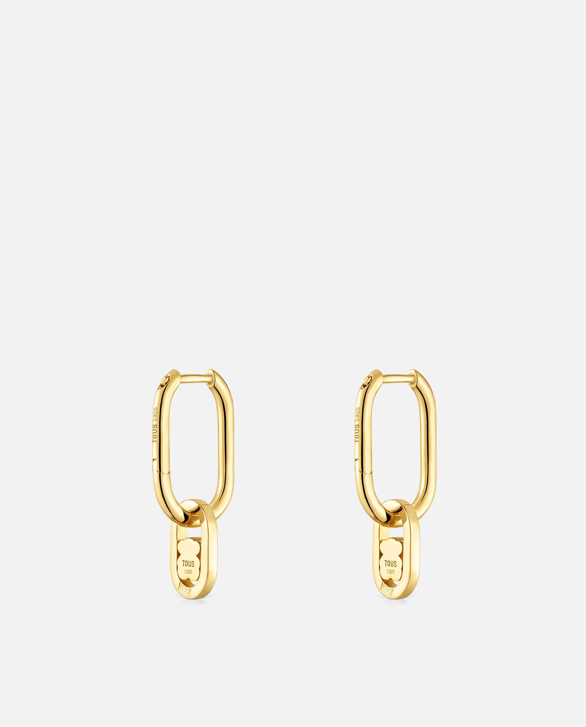 Brincos de Aro Camille Banhados em Ouro 18 Kt Sobre Prata e Amazonita Verde-3