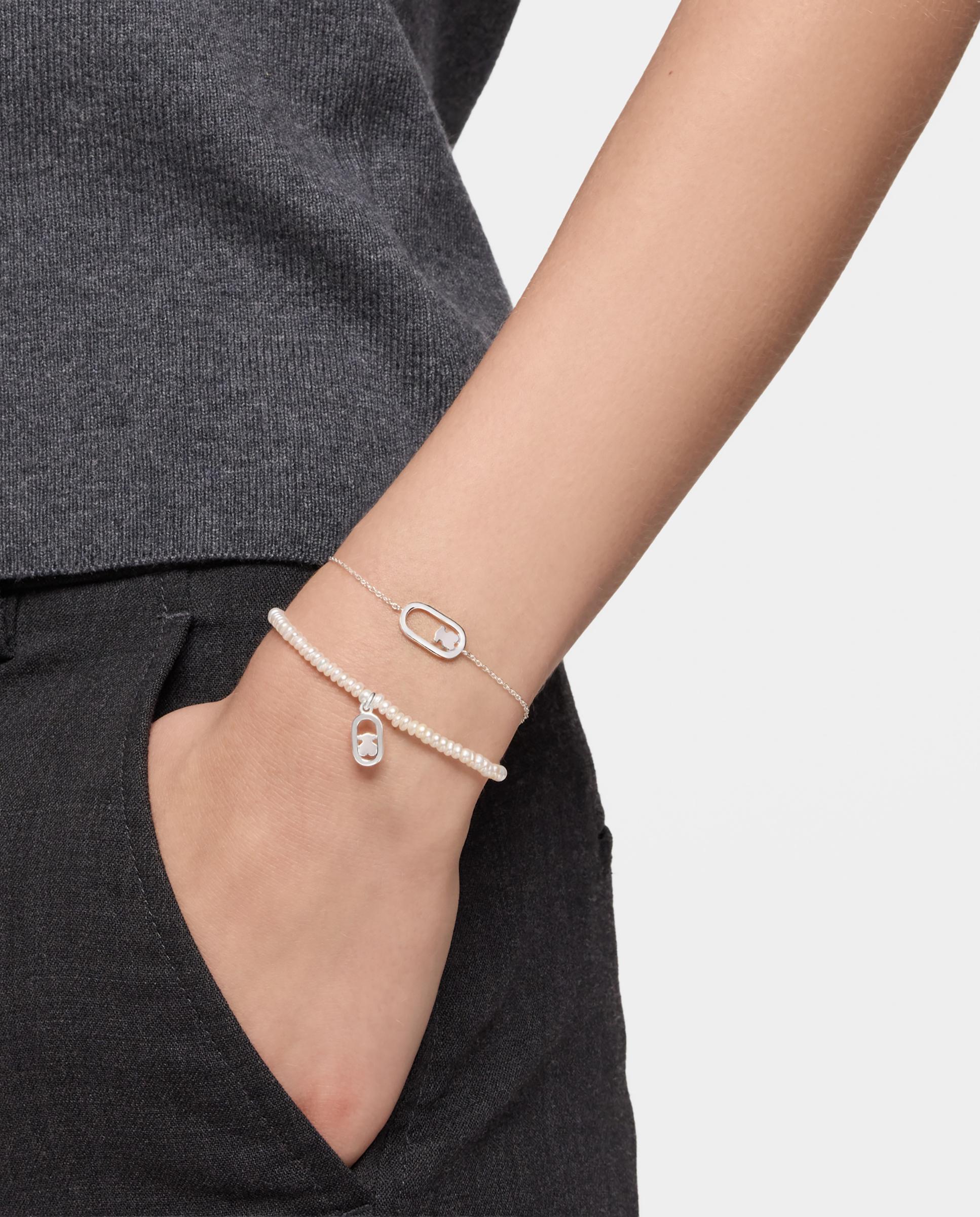 Pulseira Camille Corrente de Prata Prateado-5