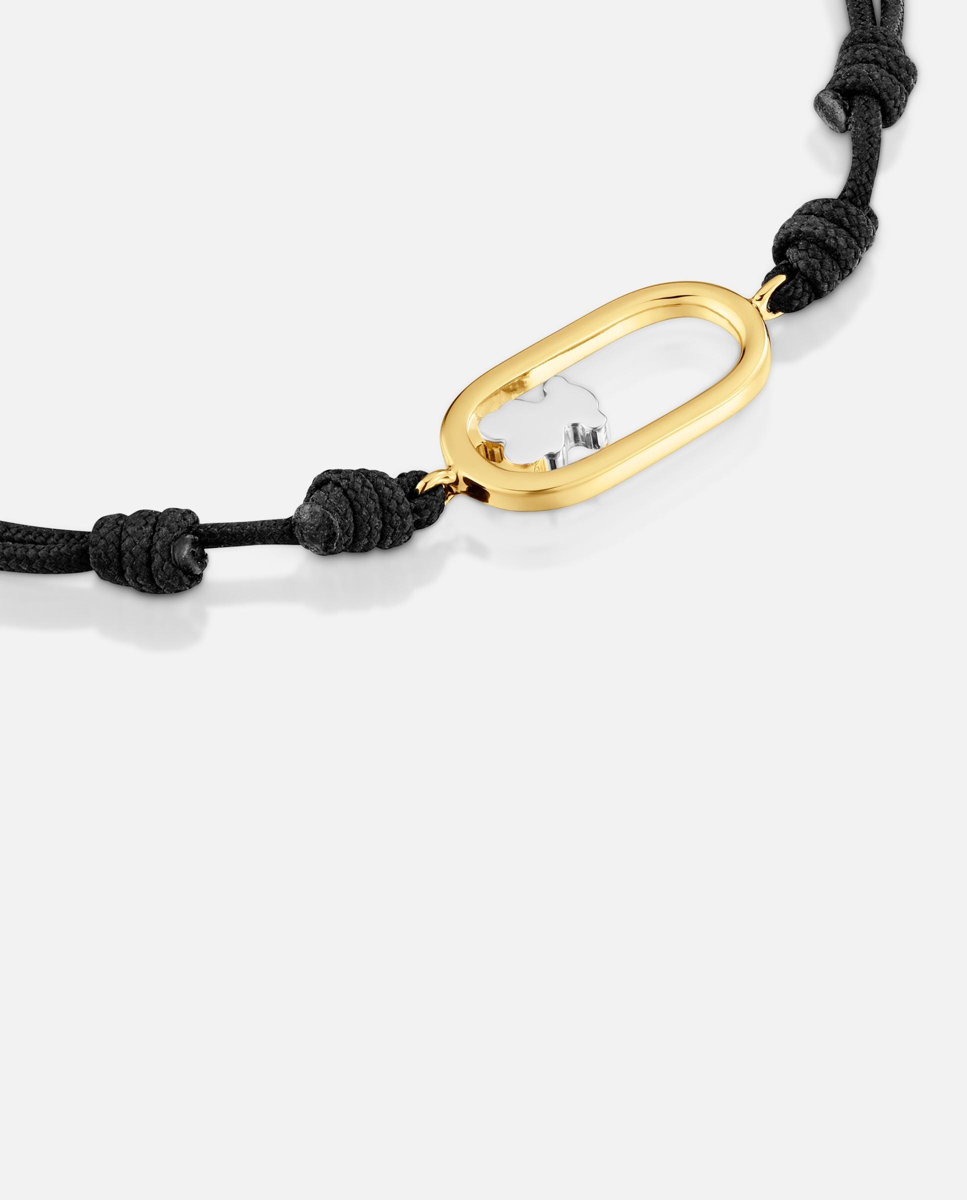 Pulseira Camille de Nylon em Preto Bicolor Multicolor-3
