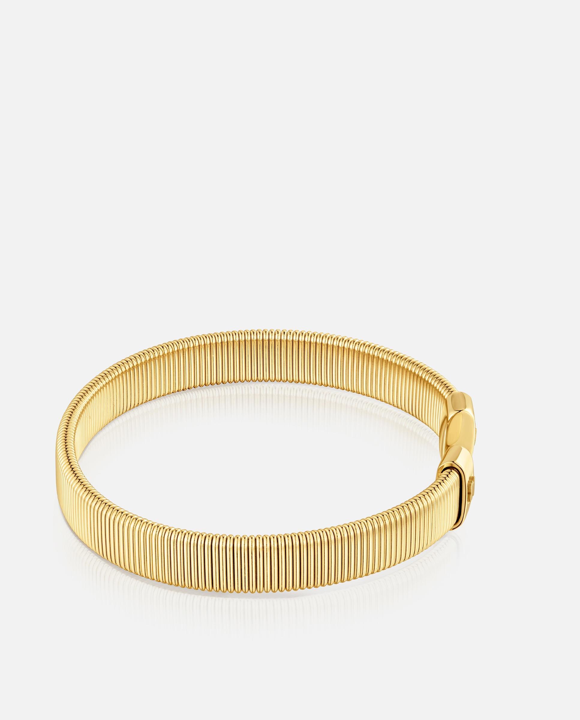 Pulseira Rígida Bulevard de Aço Dourado 8 Mm Dourado-2