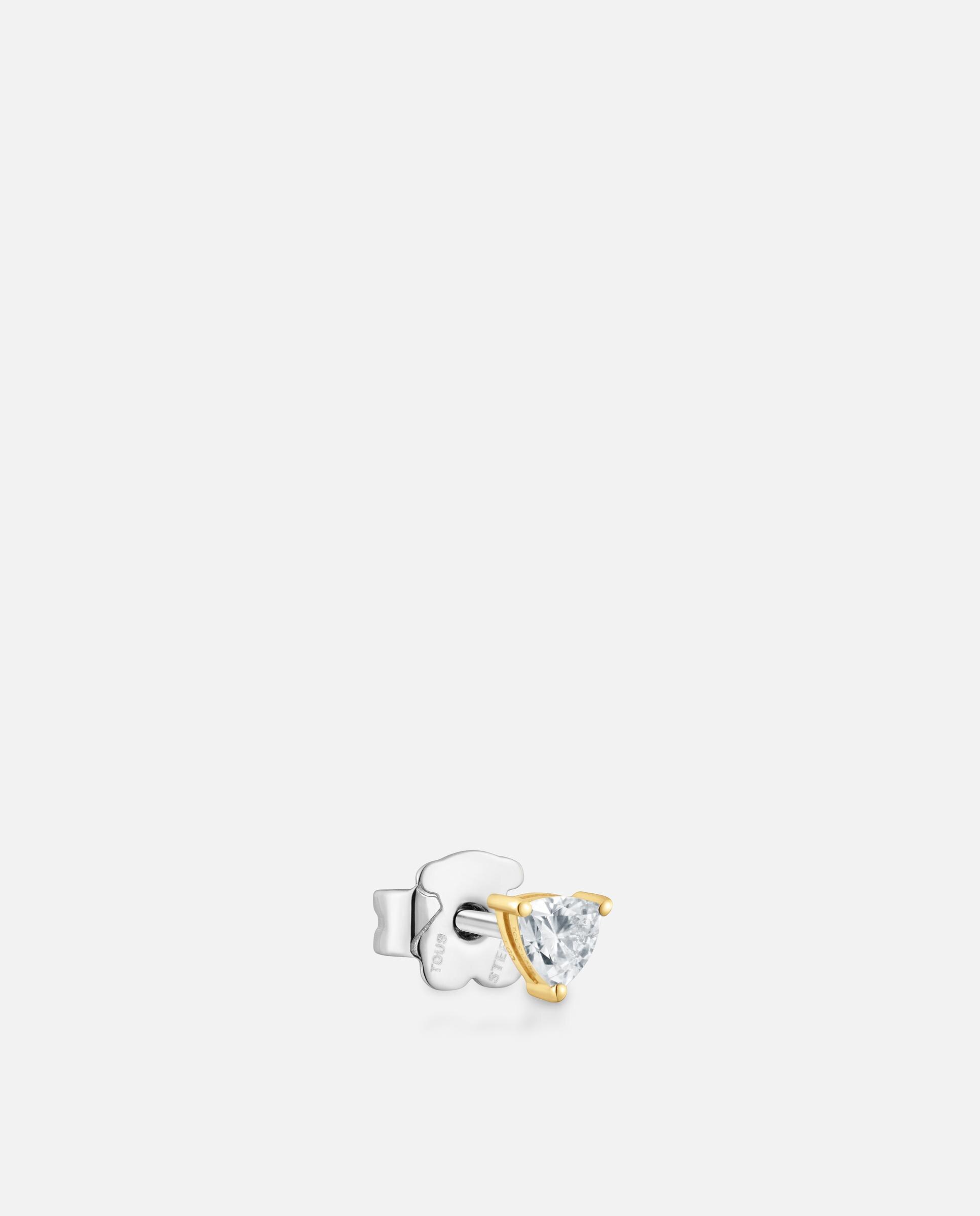 Pendente Individual Shine Lgd de Ouro 14 Kt e Diamante Criado em Laboratório 0,14 Ct Branco-2
