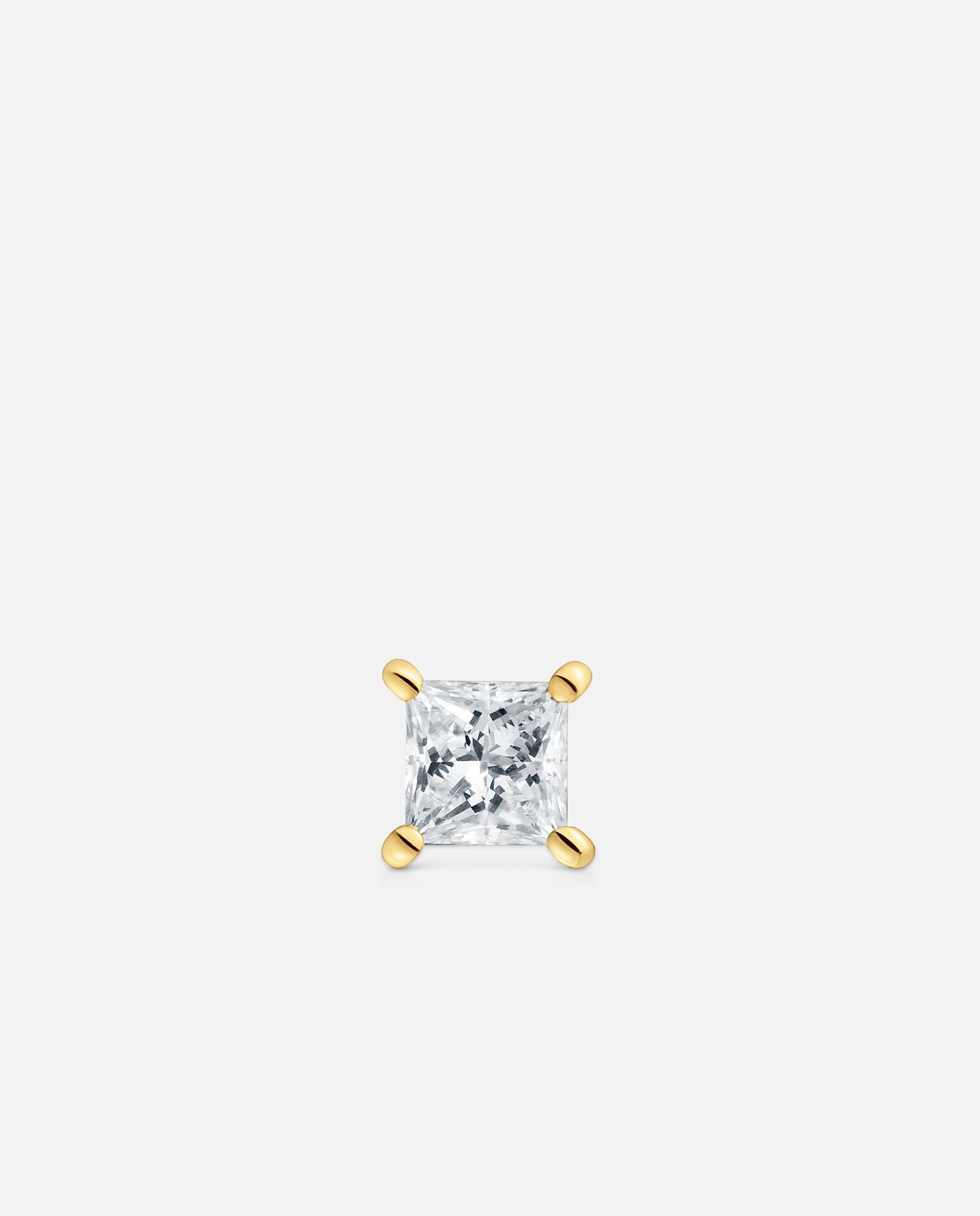 Pendente Individual Shine Lgd de Ouro 14 Kt e Diamante Criado em Laboratório 0,16 Ct Branco-1