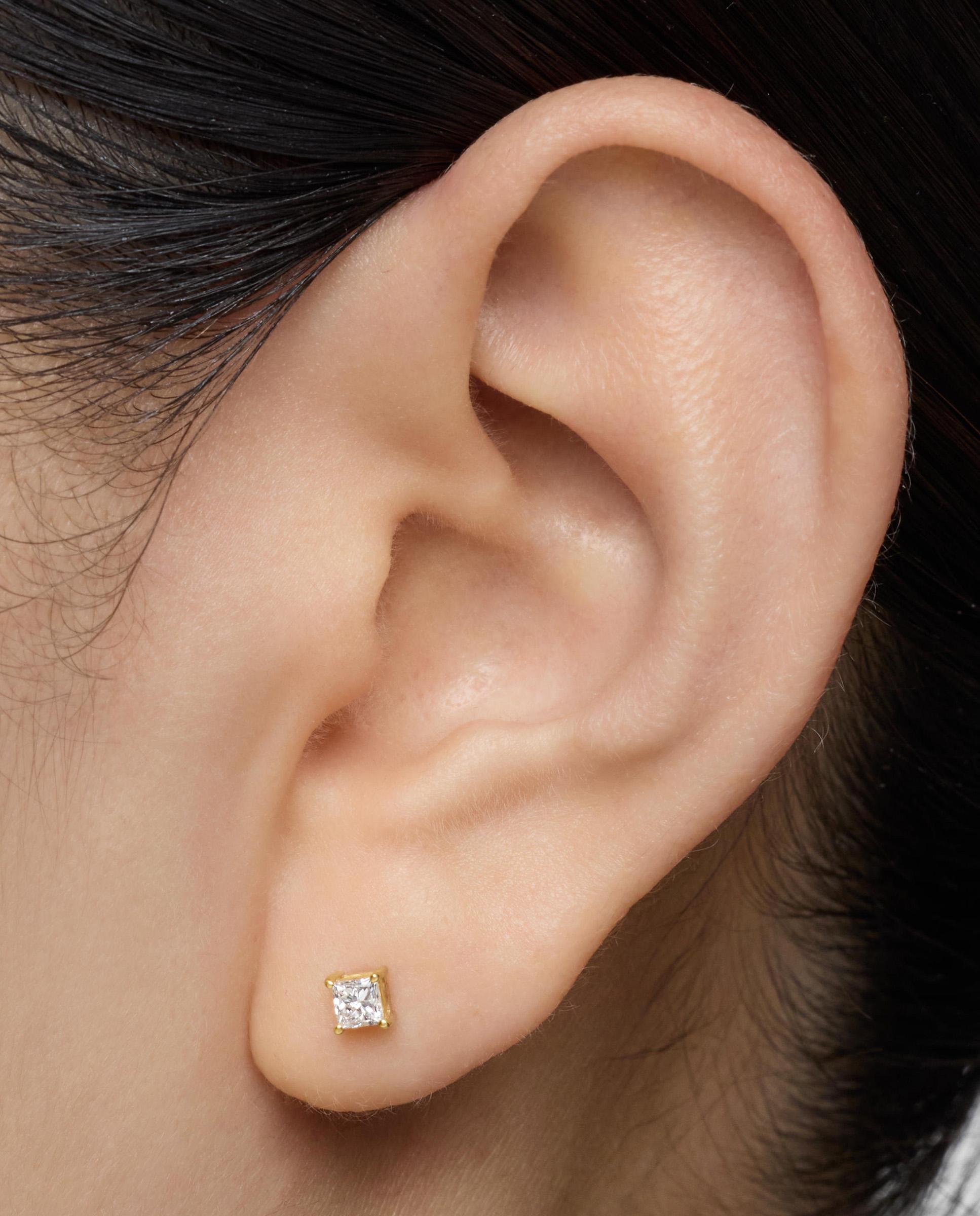 Pendente Individual Shine Lgd de Ouro 14 Kt e Diamante Criado em Laboratório 0,16 Ct Branco-4