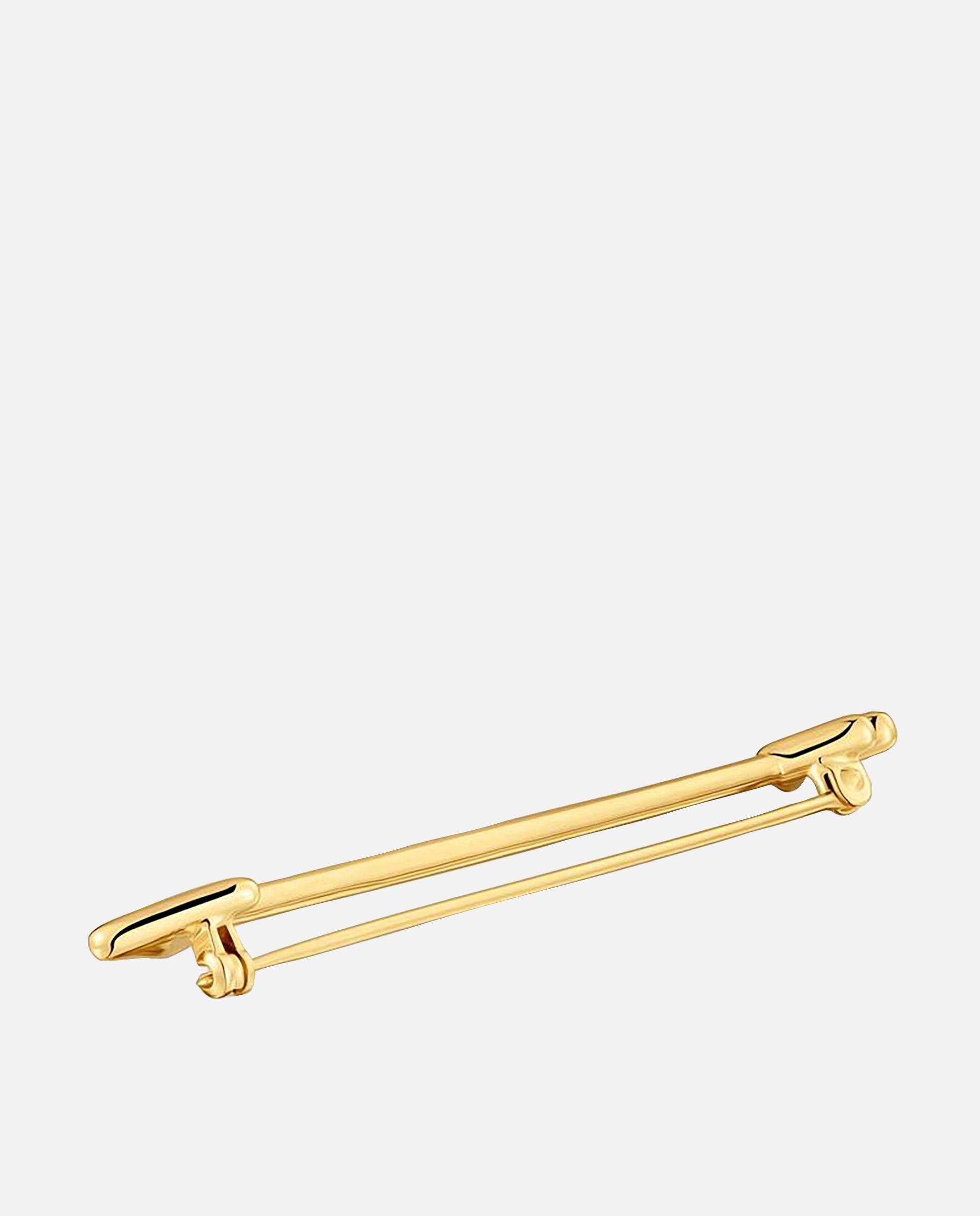 Broche Flechazo Banhado a Ouro 18 Kt Sobre Prata Dourado-2