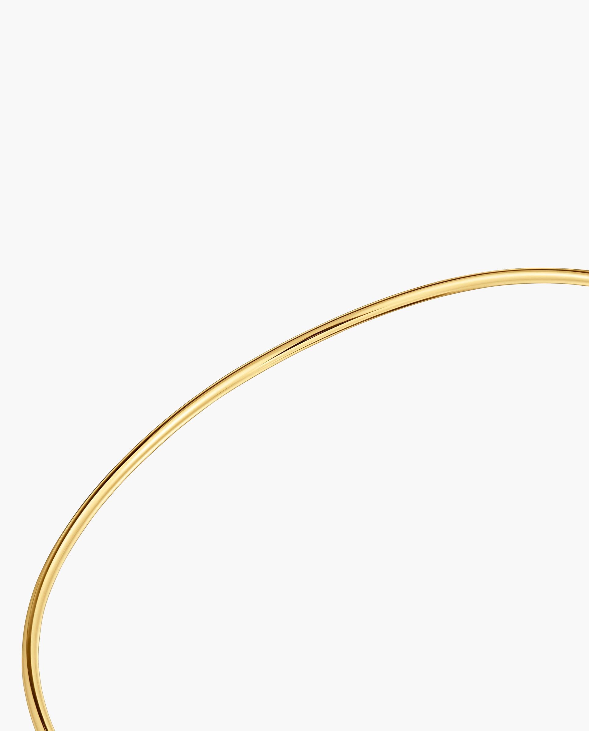 Colar Curto Flechazo Banhado a Ouro 18 Kt Sobre Prata Dourado-3