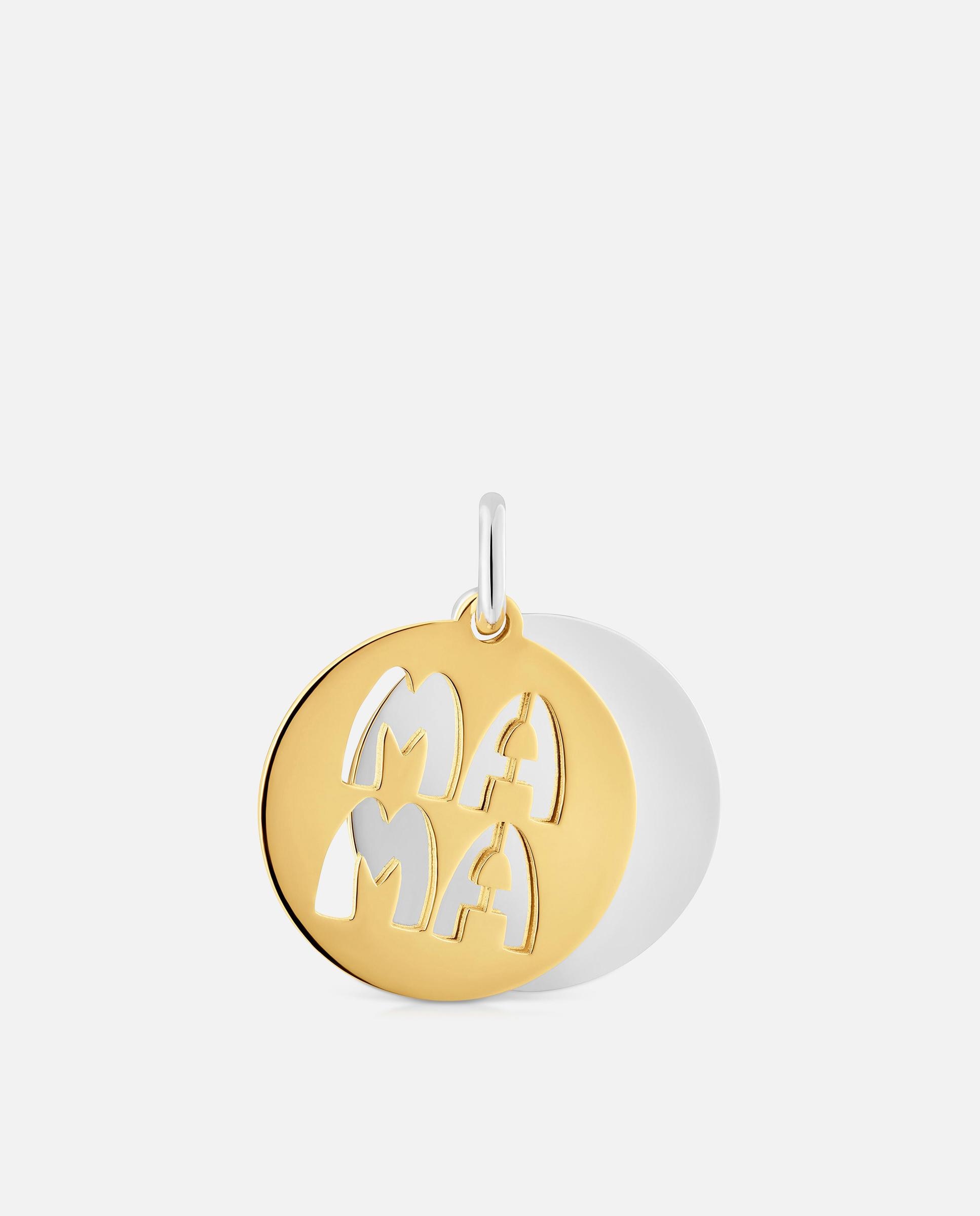 Imagem 0 de Pendente Medalha Bicolor Mama