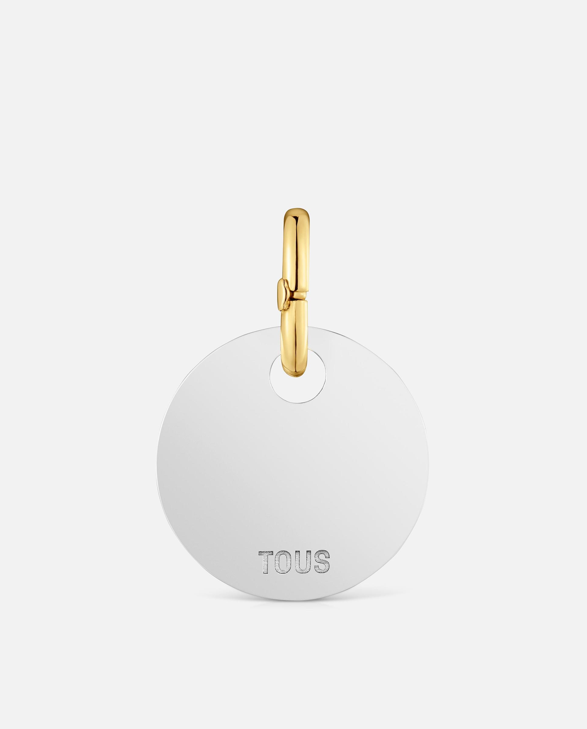 Imagem 0 de Pendentes Medalha Bicolor 23 Mm Unlock