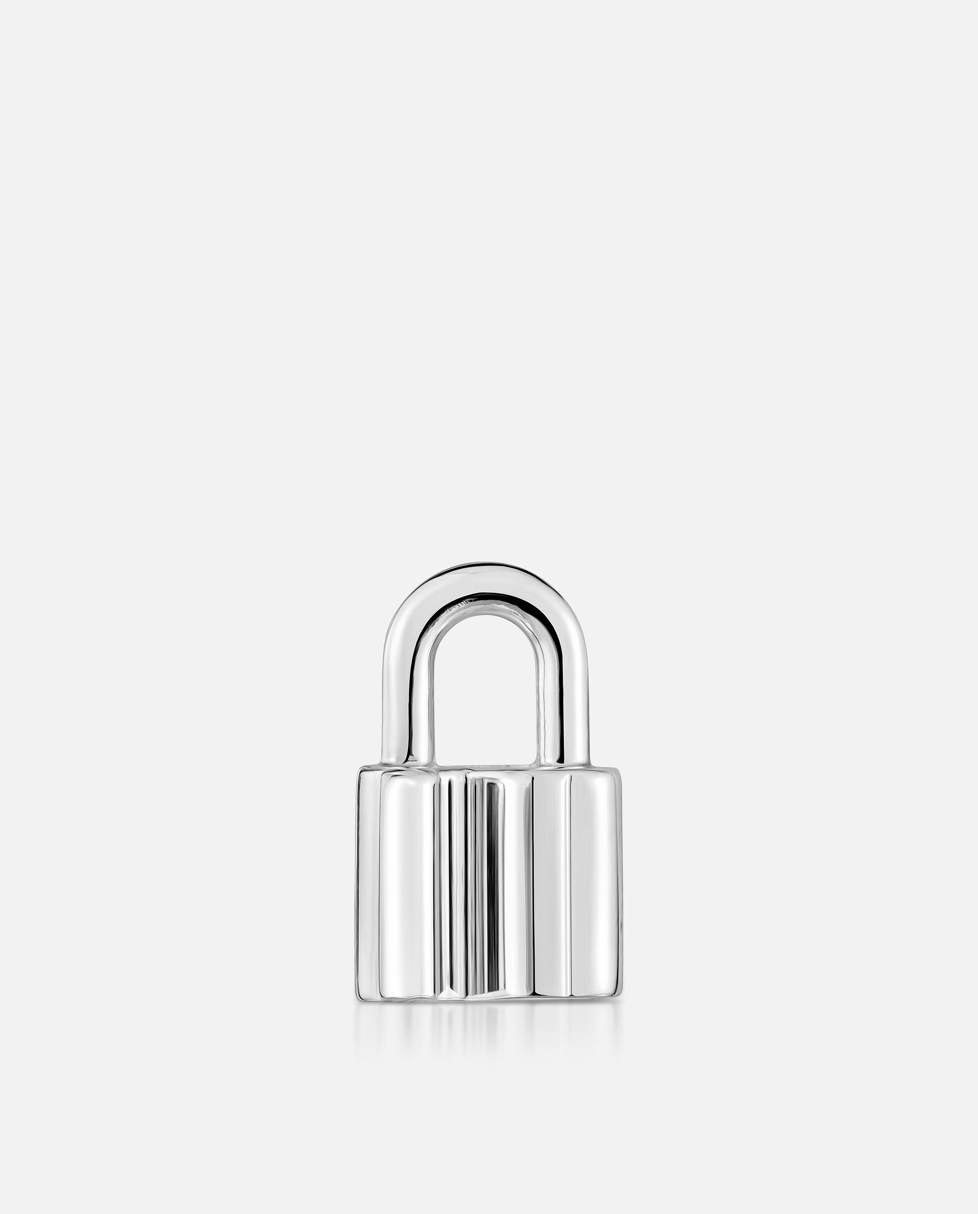 Pendente Bicolor Motivo Urso Cadeado 20 Mm Unlock Bicolor-4