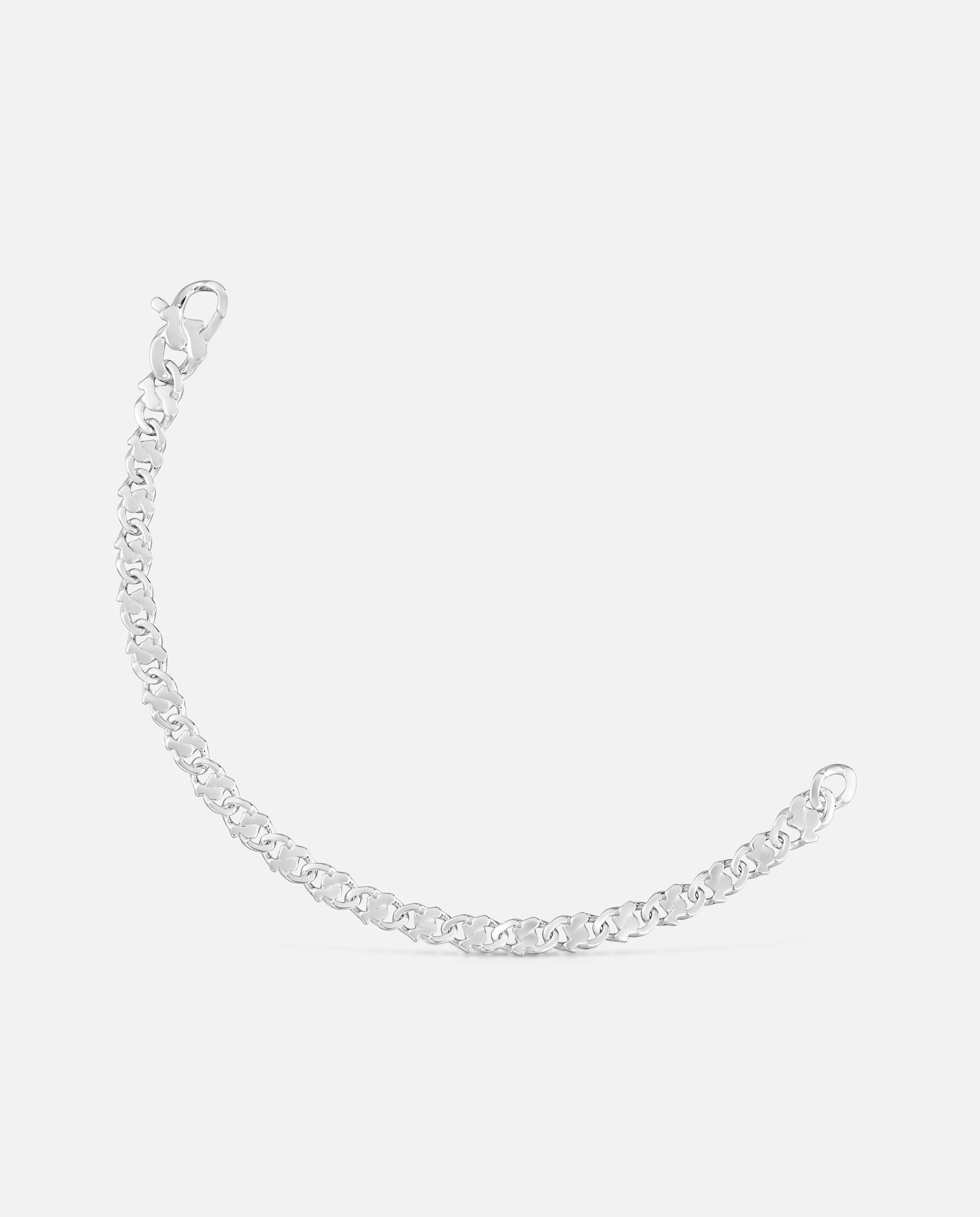 Imagem 0 de Pulseira Corrente de Prata 5 Mm Bear's Chain