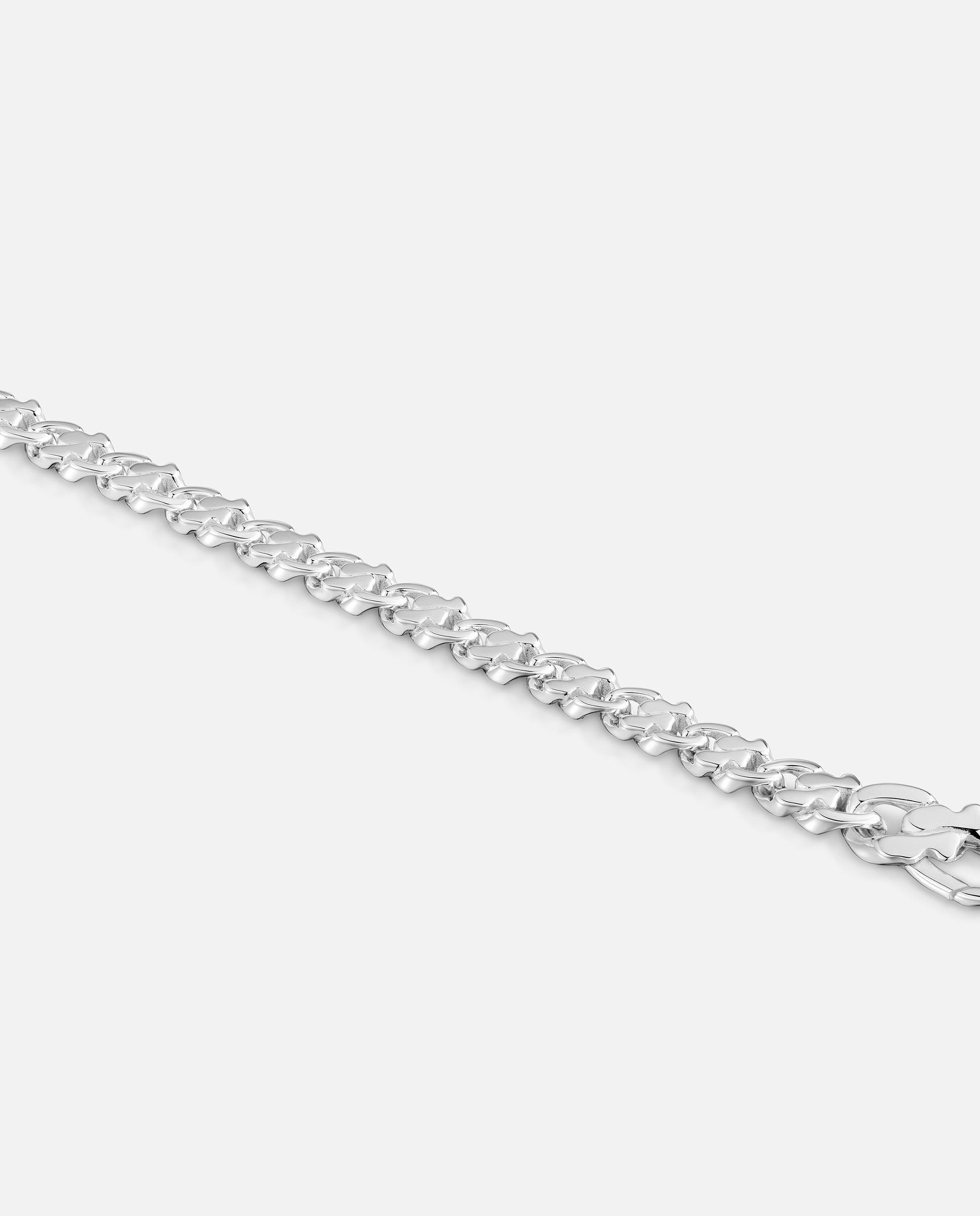 Pulseira Corrente de Prata 5 Mm Bear's Chain Prateado-3
