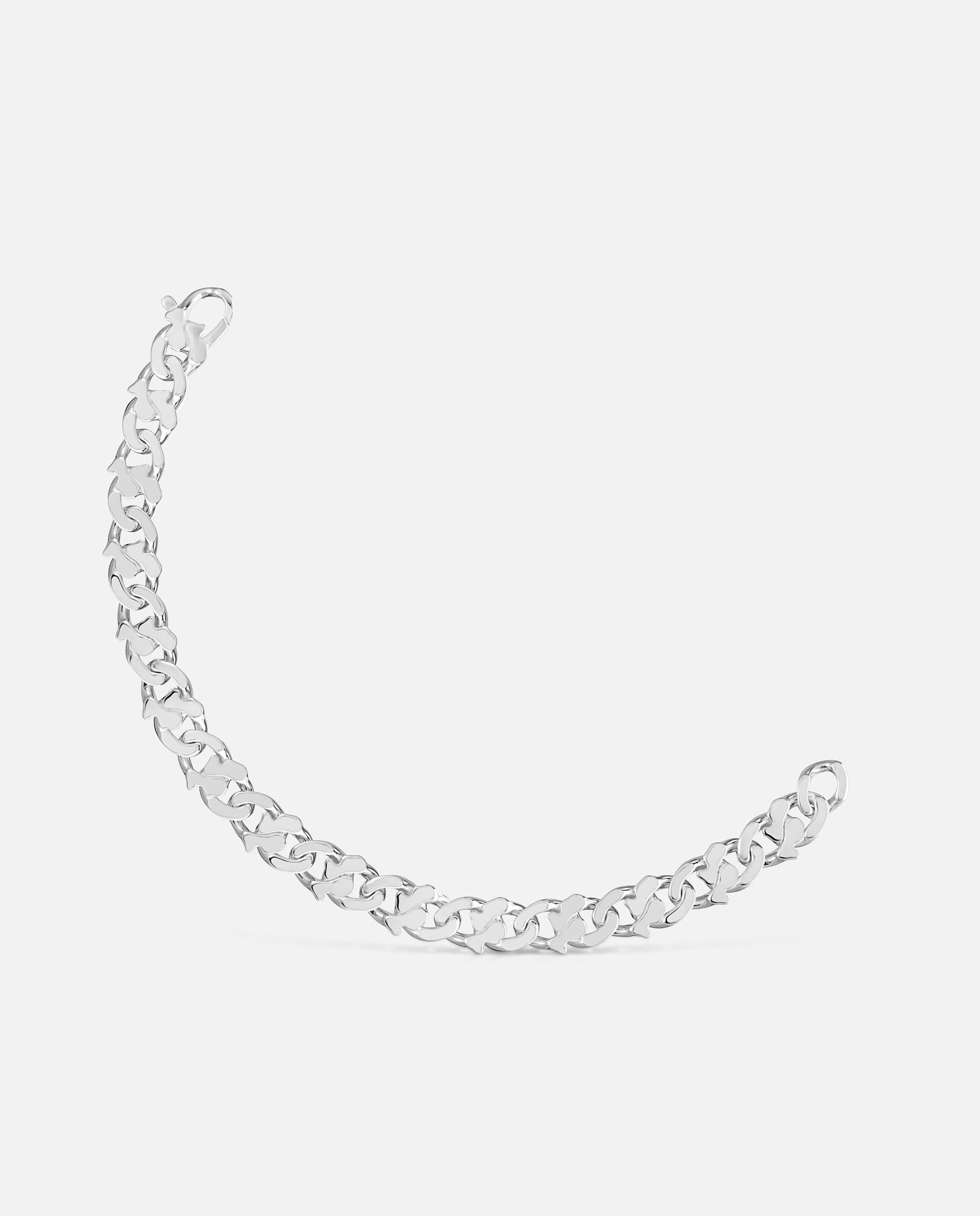 Imagem 0 de Pulseira Corrente de Prata 9 Mm Bear's Chain