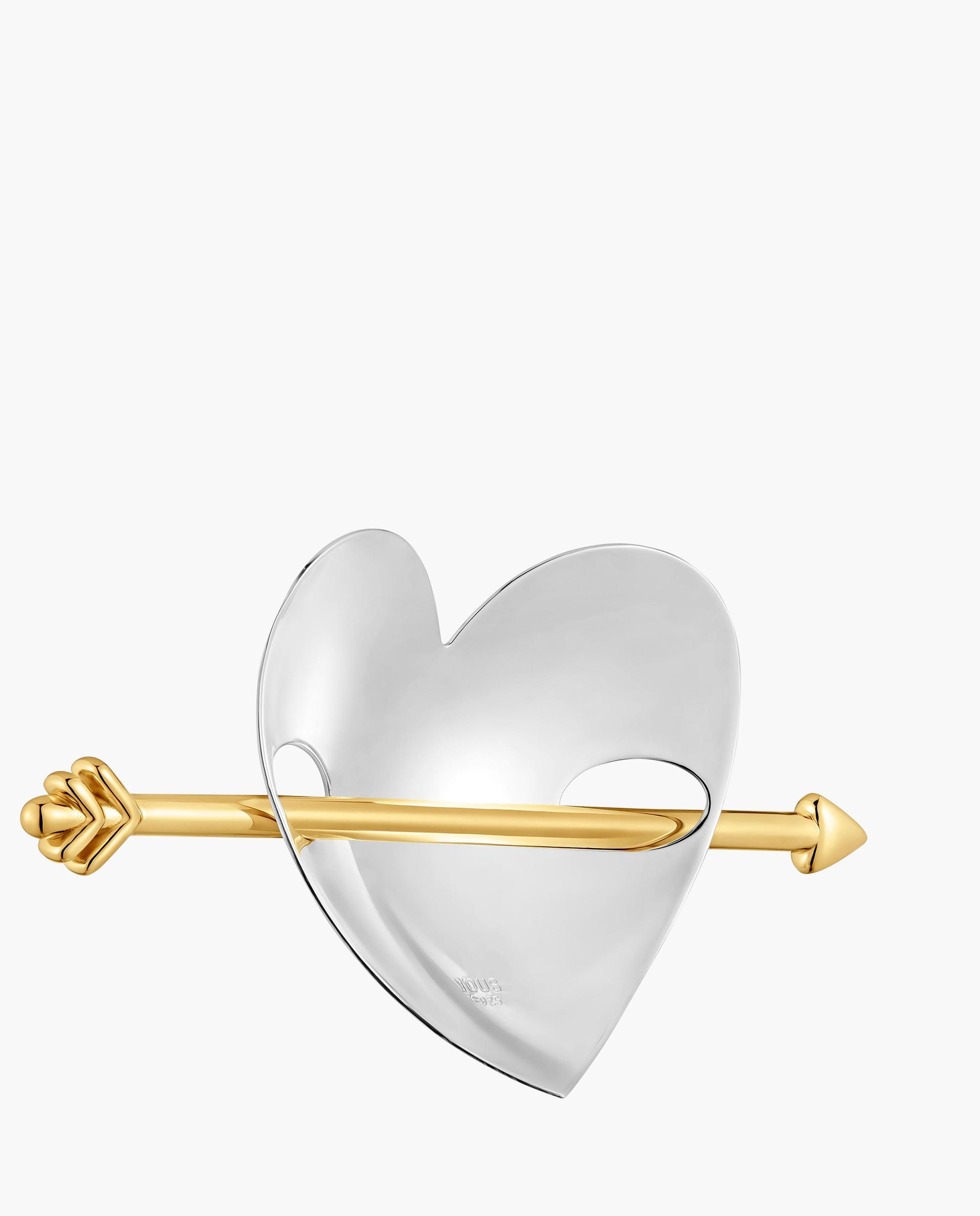 Passador Flechazo de Aço e Aço Dourado Multicolor-2