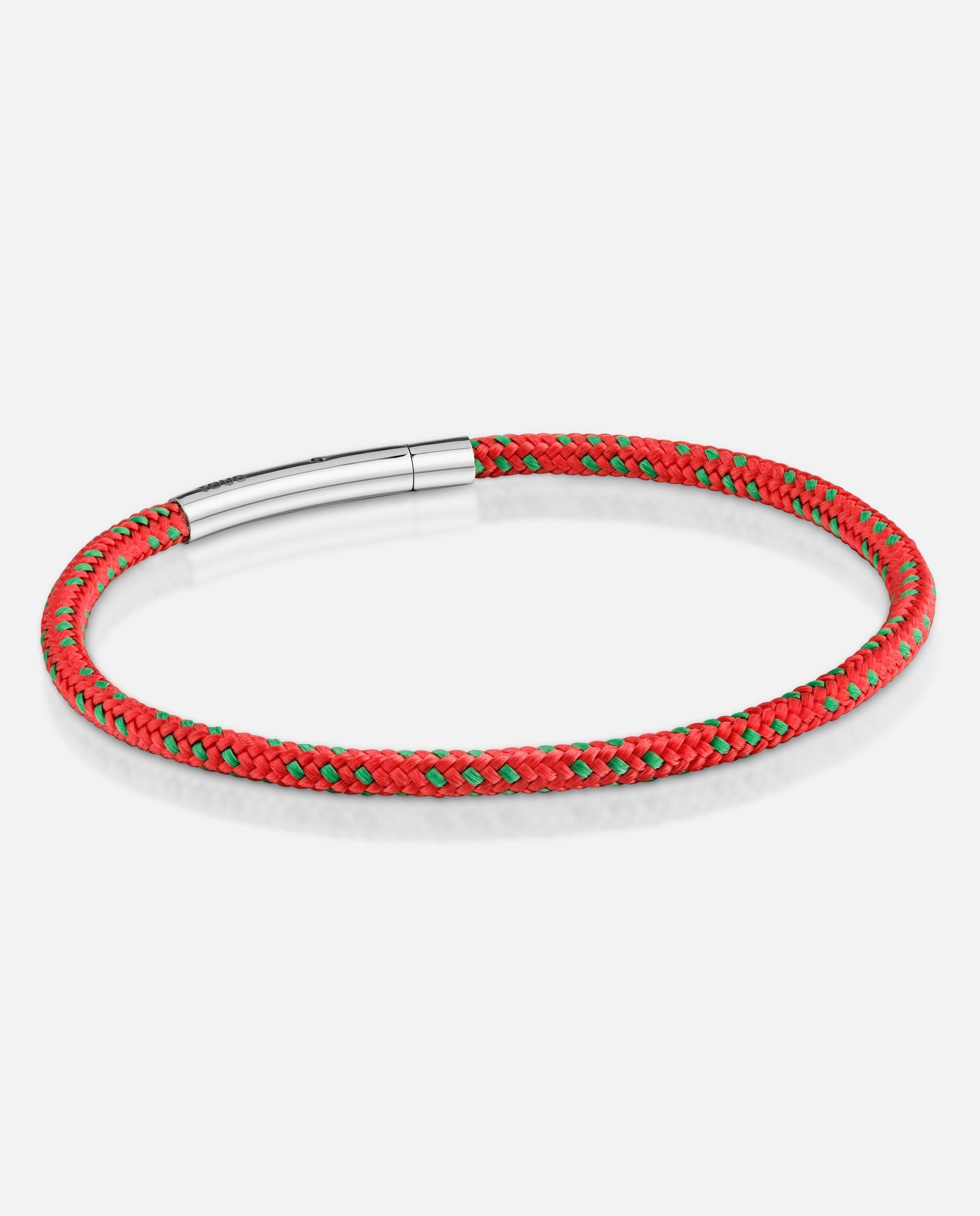 Imagem 0 de Pulseira com Cordão Vermelho e Aço Basics