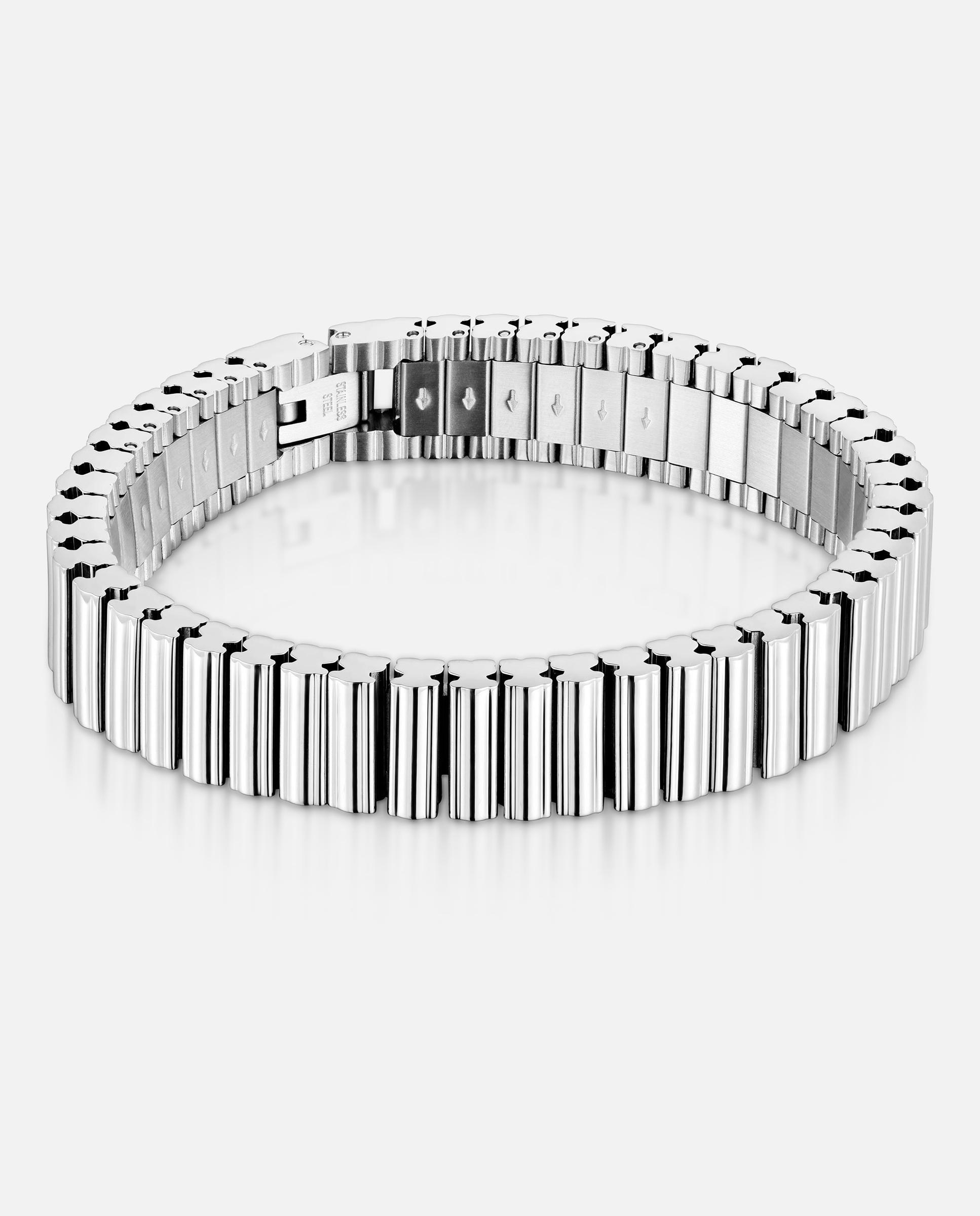 Imagem 0 de Pulseira de Elos em Aço 12 Mm 1950